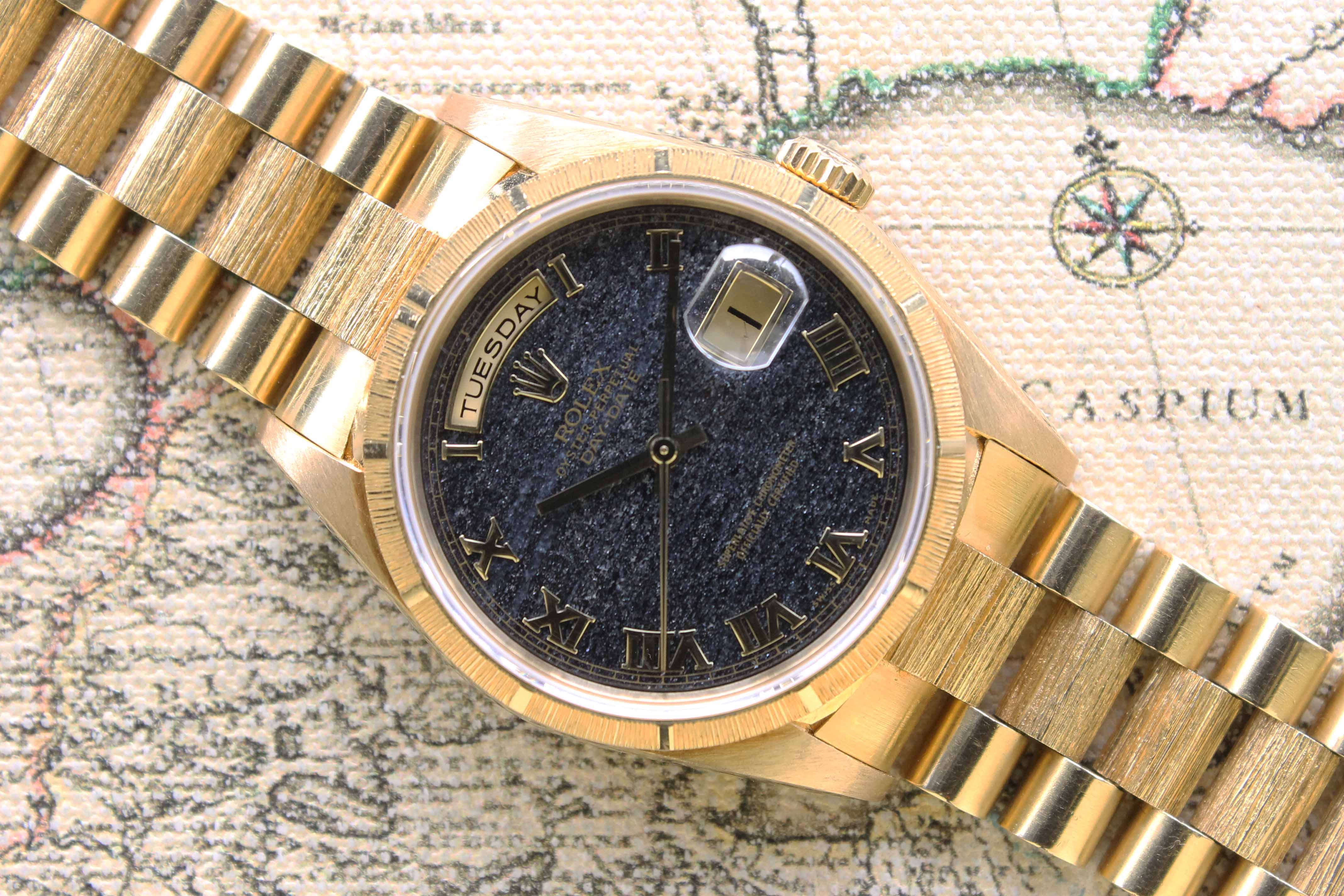 1990 Rolex Day Date Ferrite Dial Ref. 18248 (with Box & Papers)