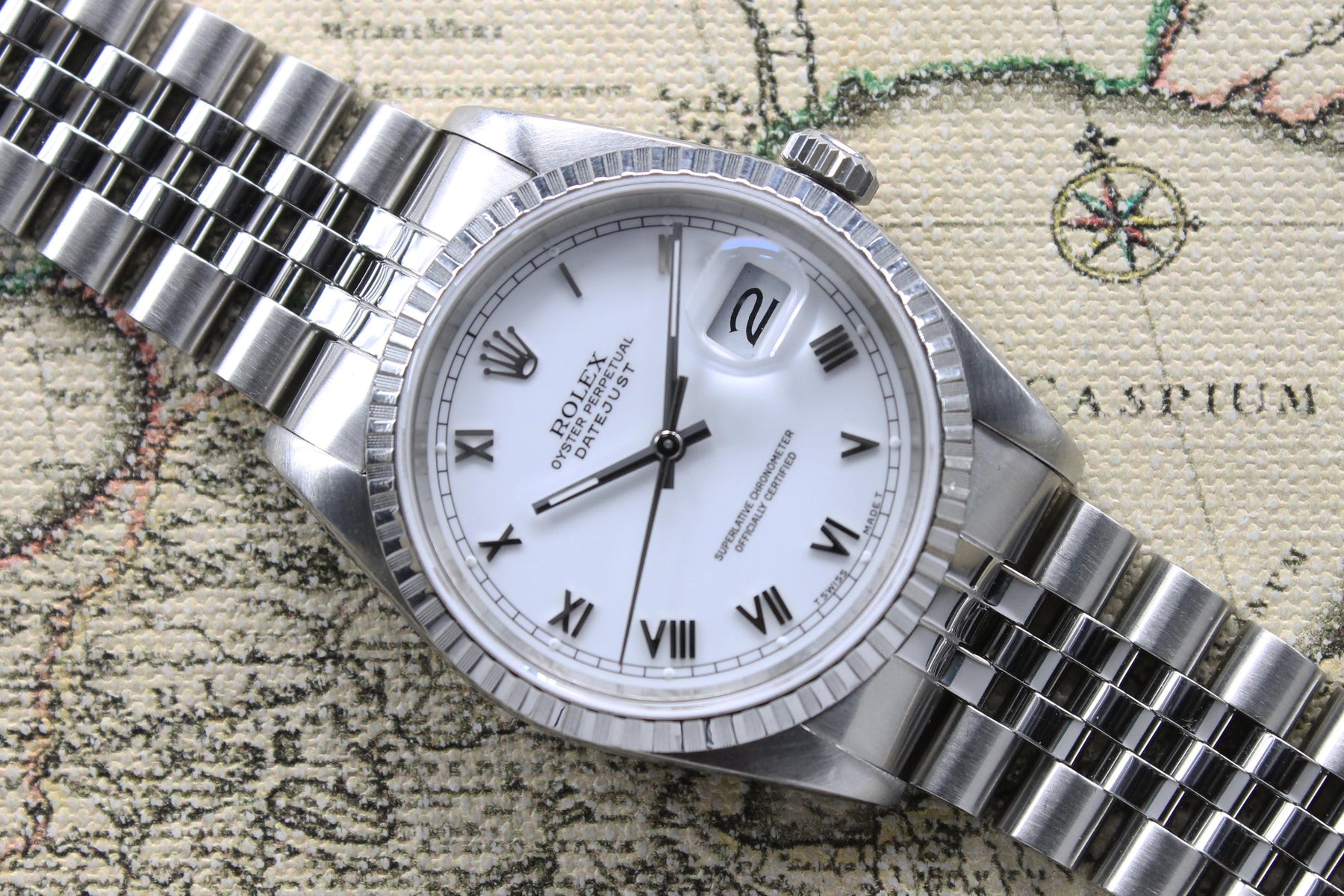1988 Rolex Datejust White Roman Ref. 16620