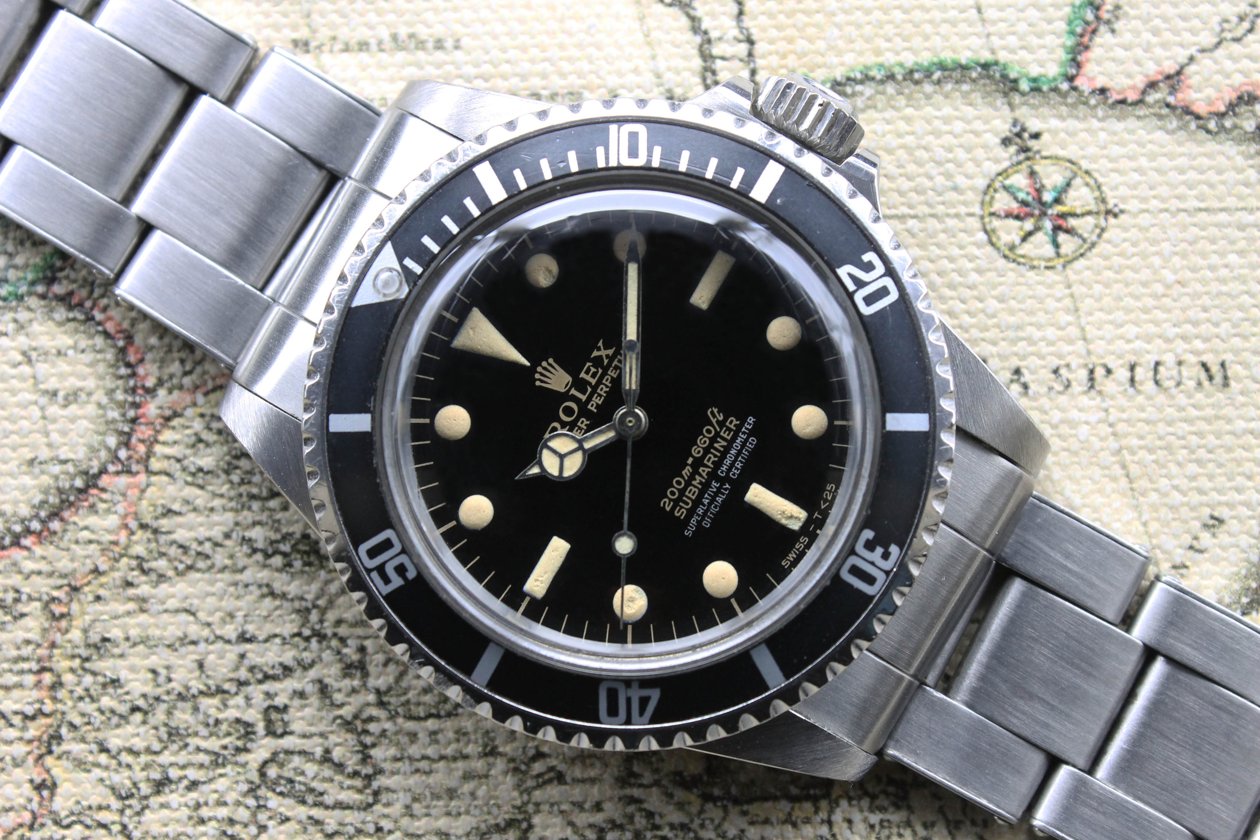 1966 Rolex Submariner Gilt Four Liner Dial Ref. 5512