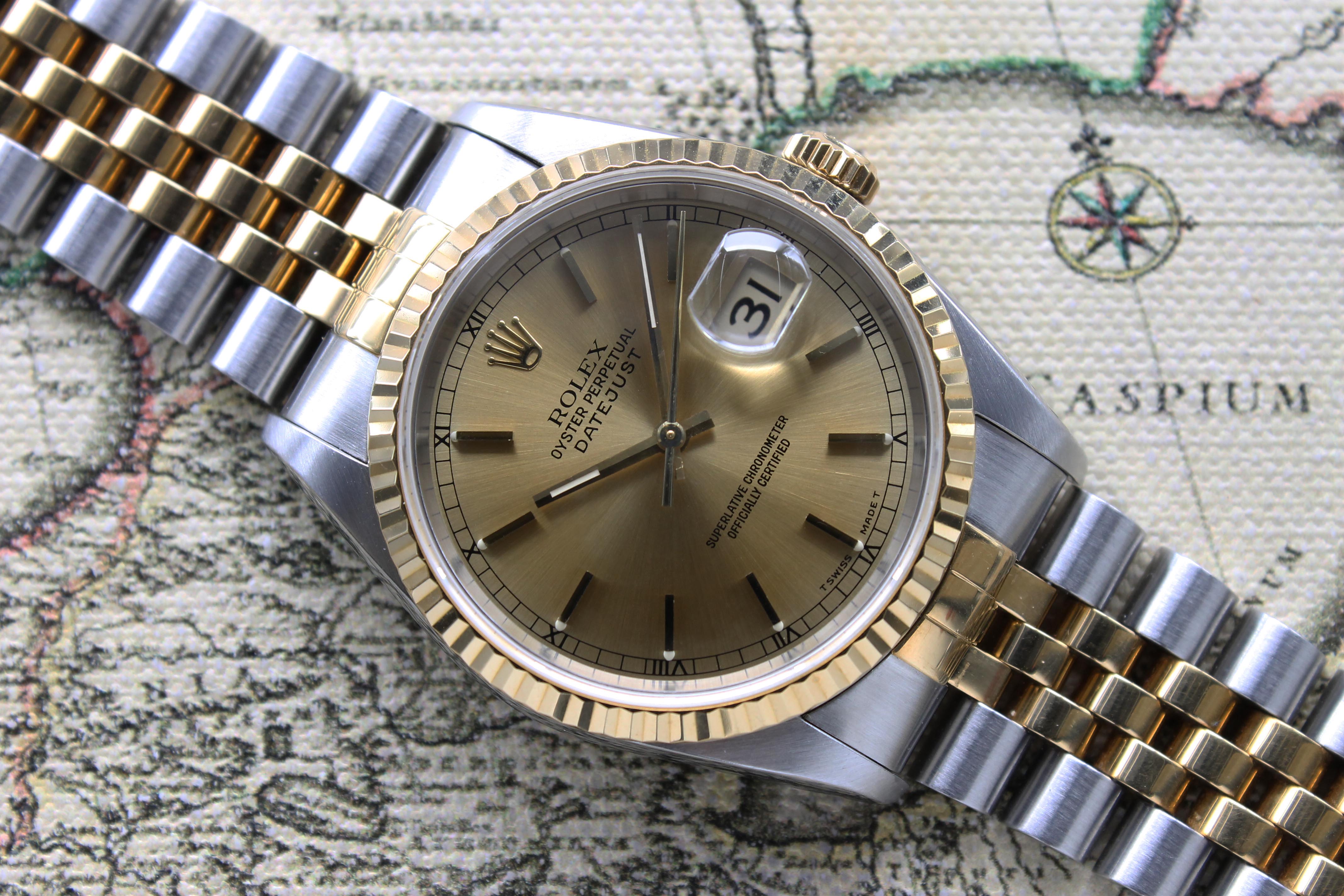 Rolex Datejust St/G Ref. 16233 Year 1996 (Full Set)