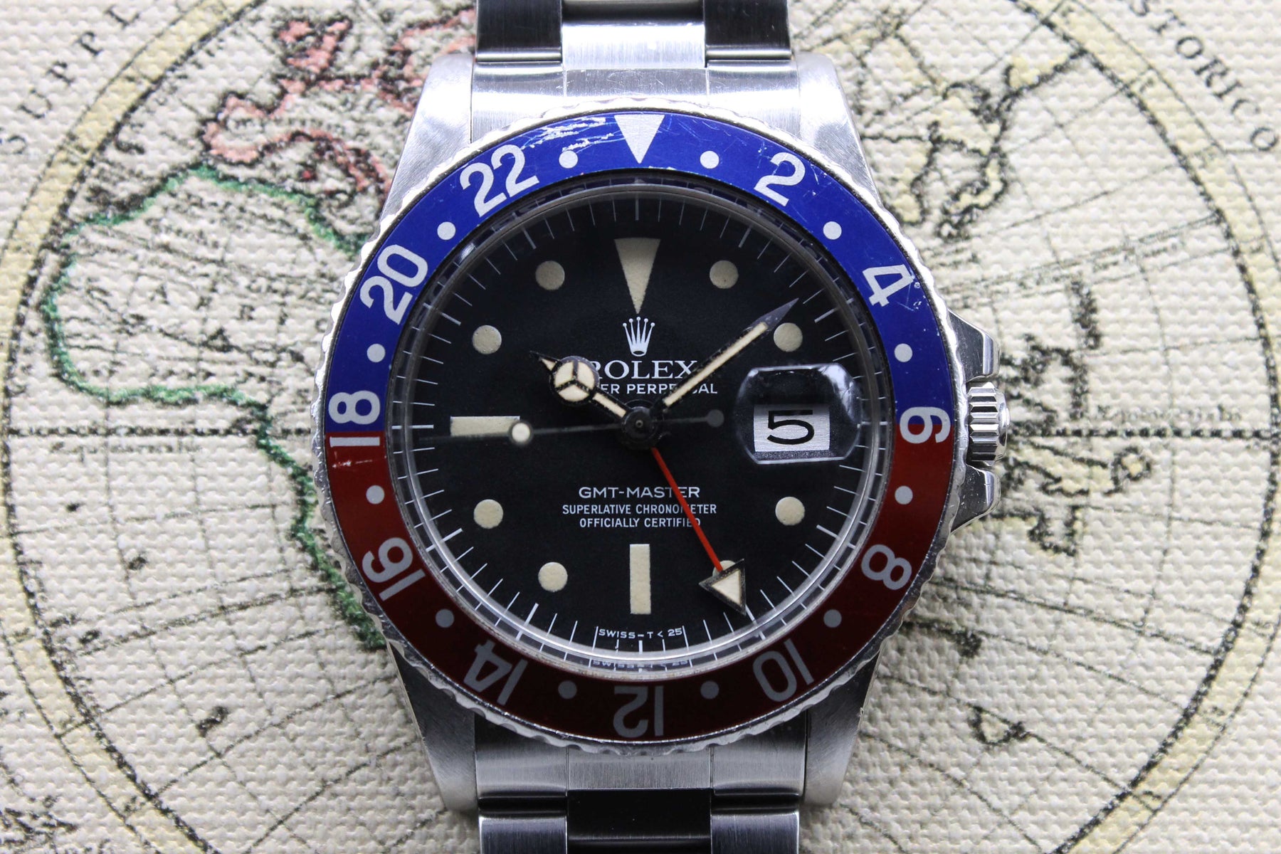 1977 Rolex GMT Master MK3 Radial Dial Ref. 1675