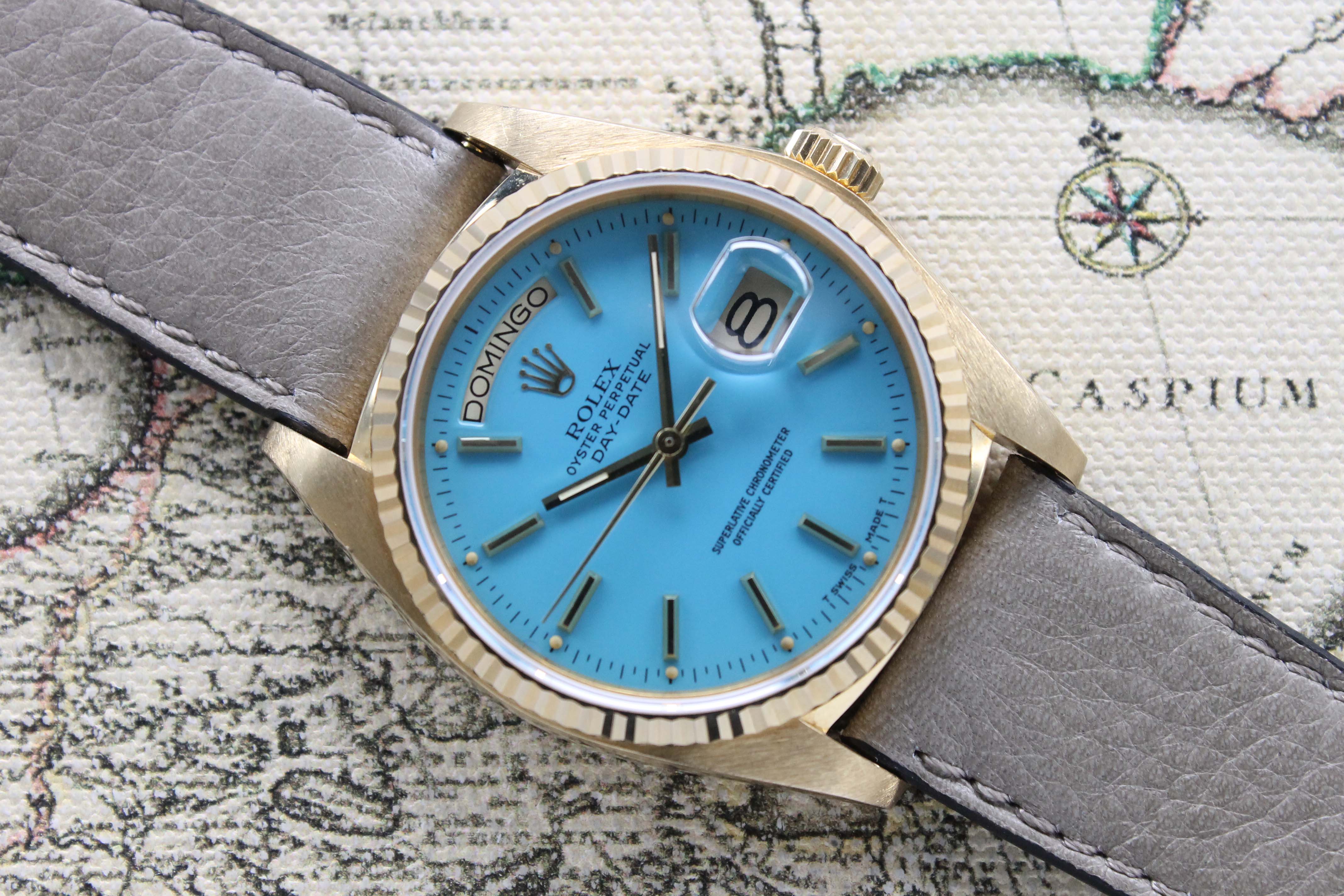 1979 Rolex Day Date Stella Turquoise Ref. 18038