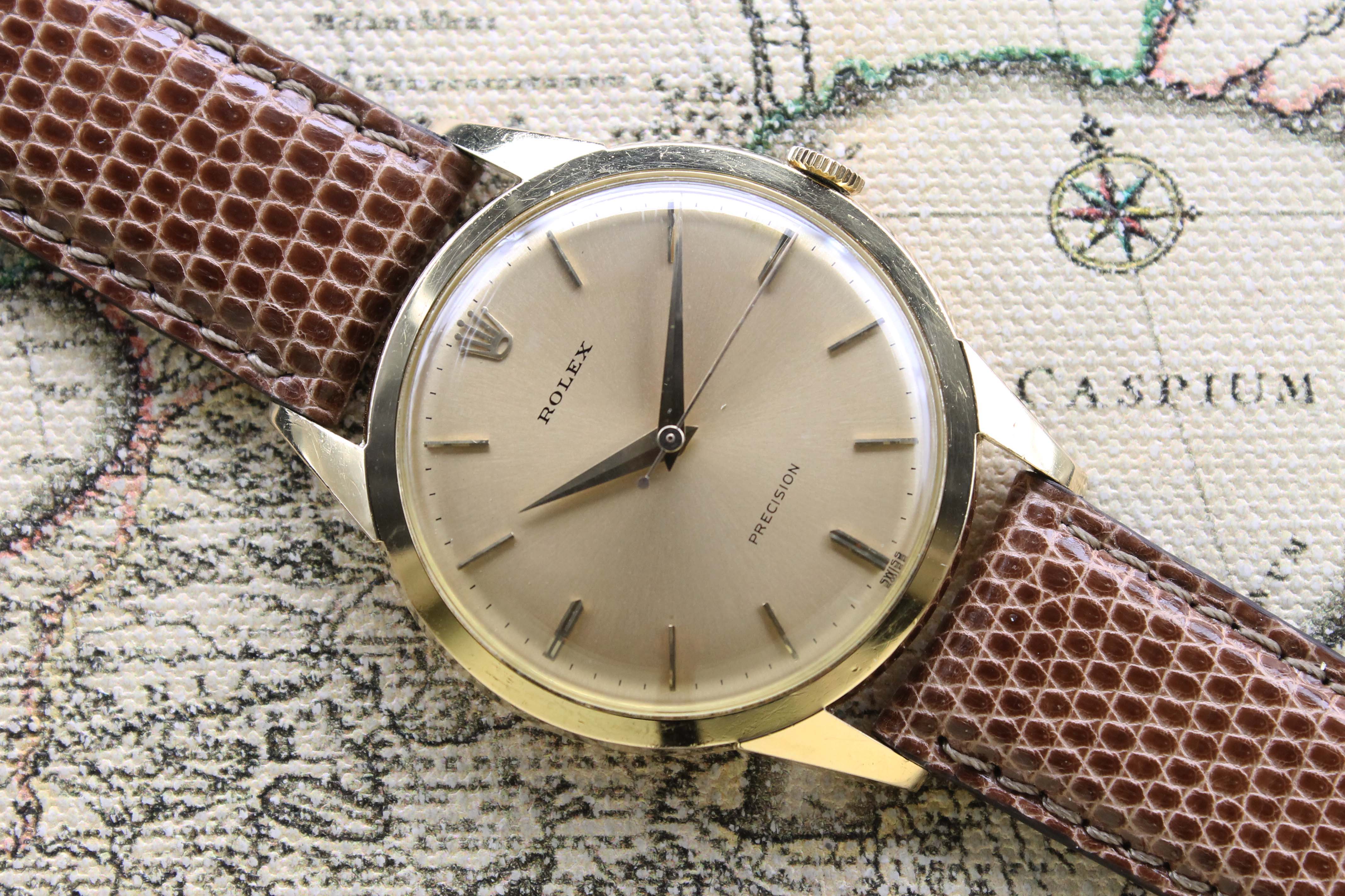 1960 Rolex Dress Watch Oversized Ref. 9004