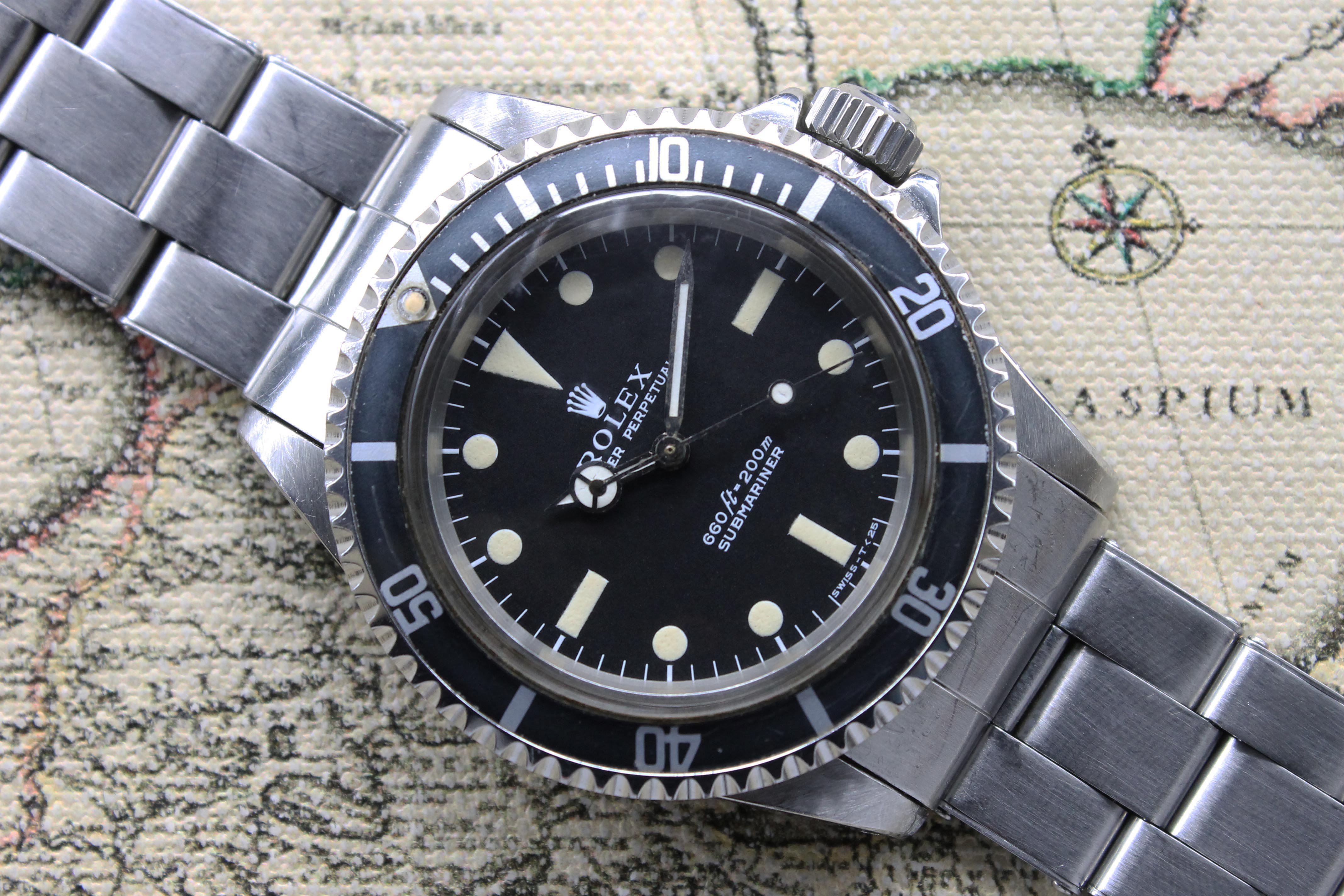 1971 Rolex Submariner Serif Dial Ref. 5513