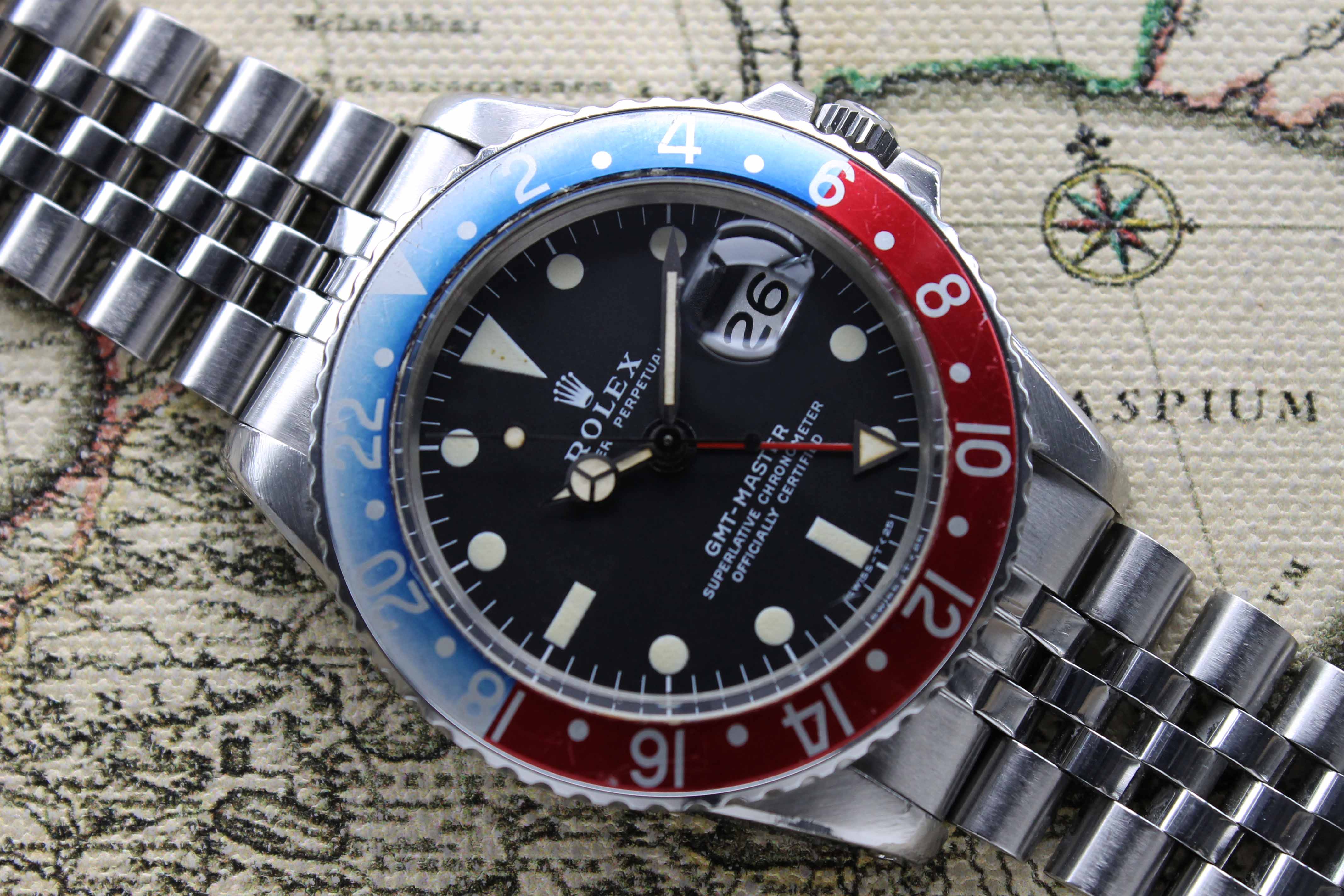 Rolex GMT Master Ref. 1675 Year 1973 (Full Set)