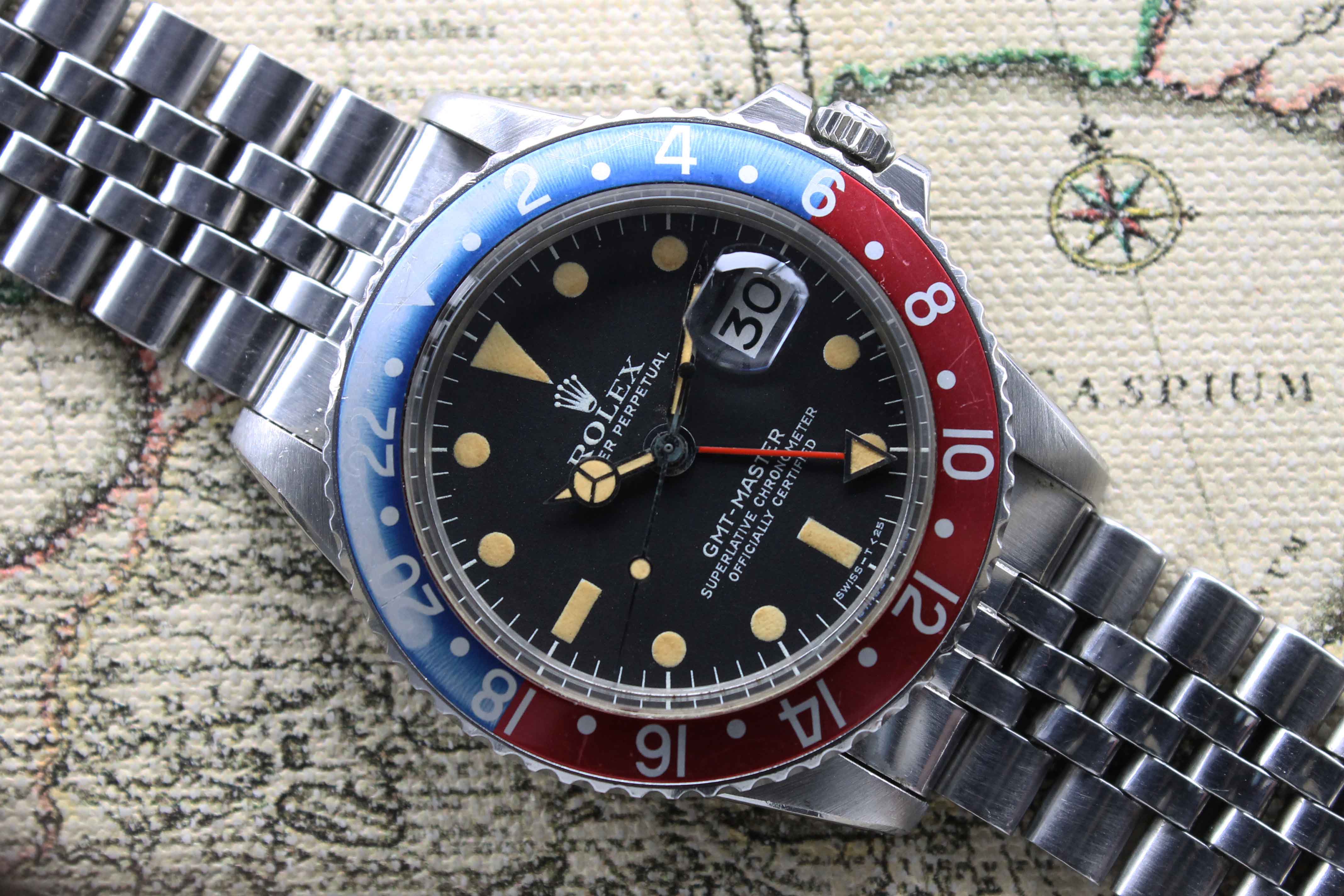 1972 Rolex GMT Master MK4 'Pumpkin Patina' Ref. 1675