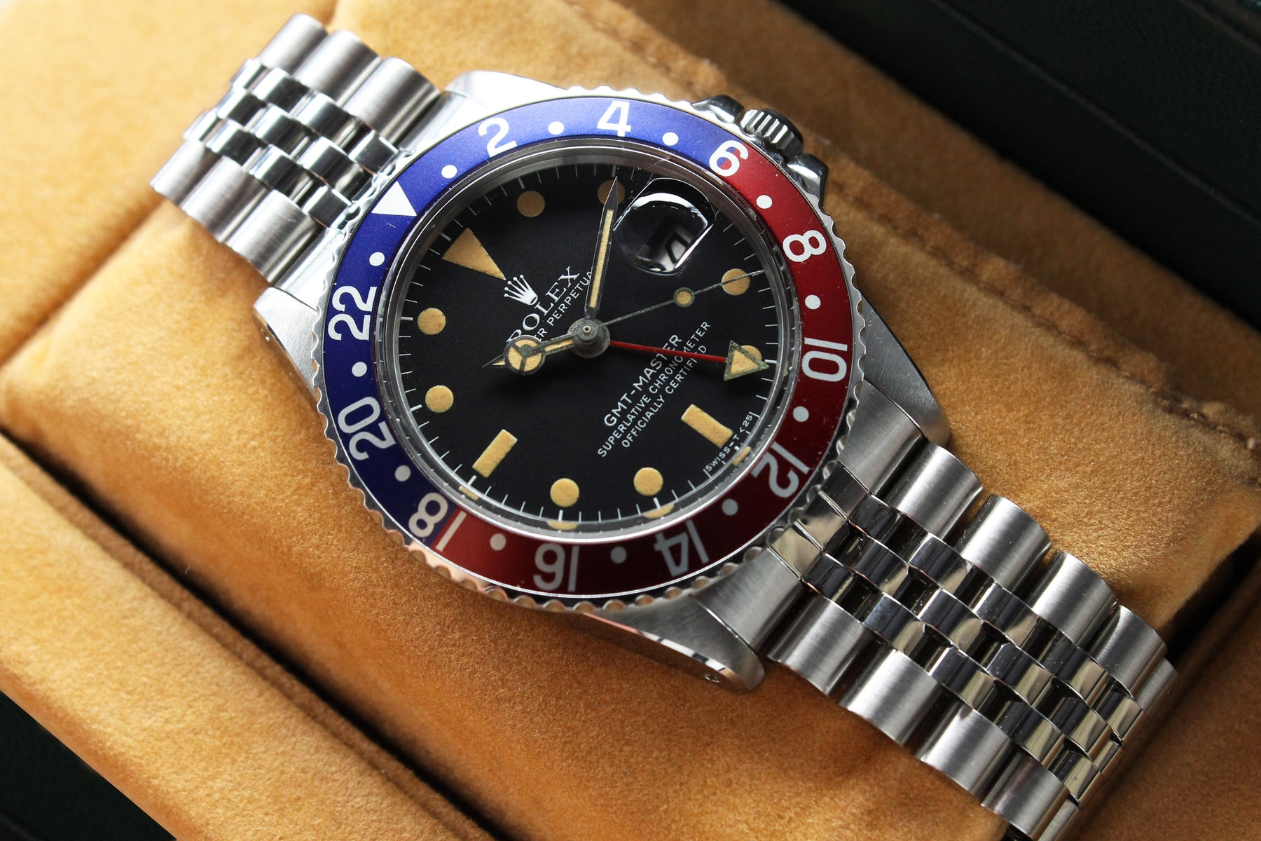 1978 Rolex GMT Master MK5 Maxi Near NOS Ref. 1675