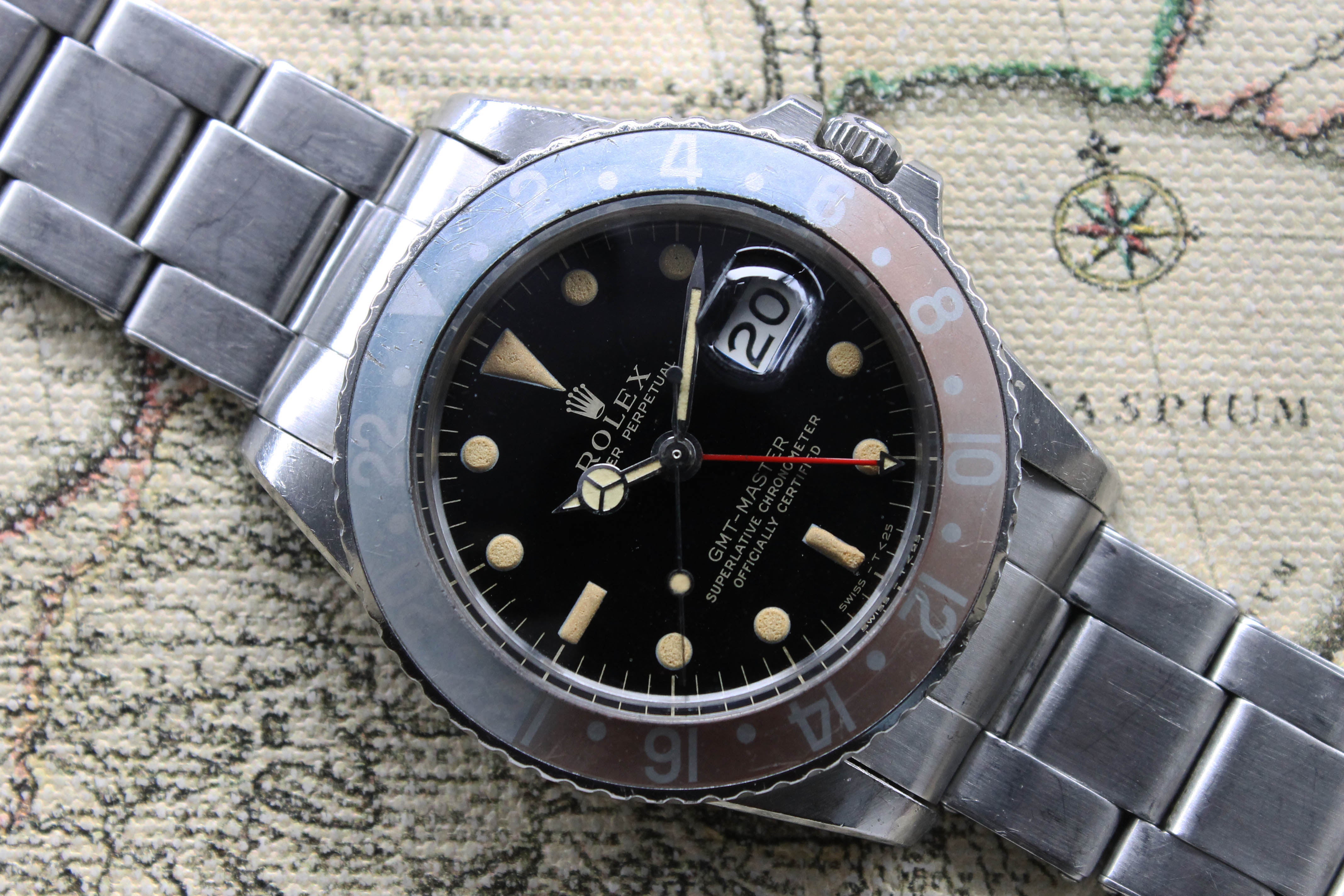 1966 Rolex GMT Master Gilt Dial Ref. 1675