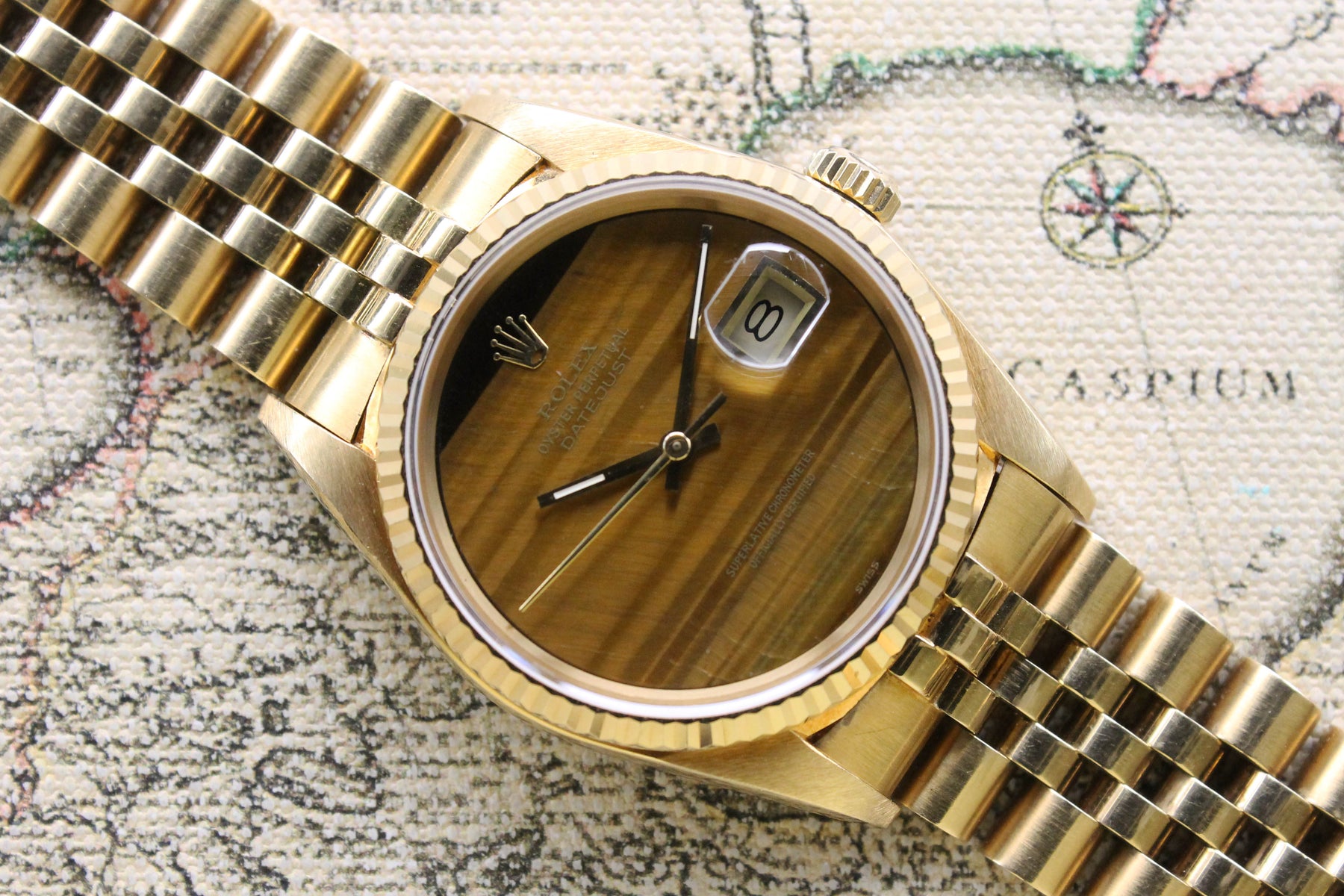 1985 Rolex Datejust Tiger Eye Ref. 16018 (with Certificate)