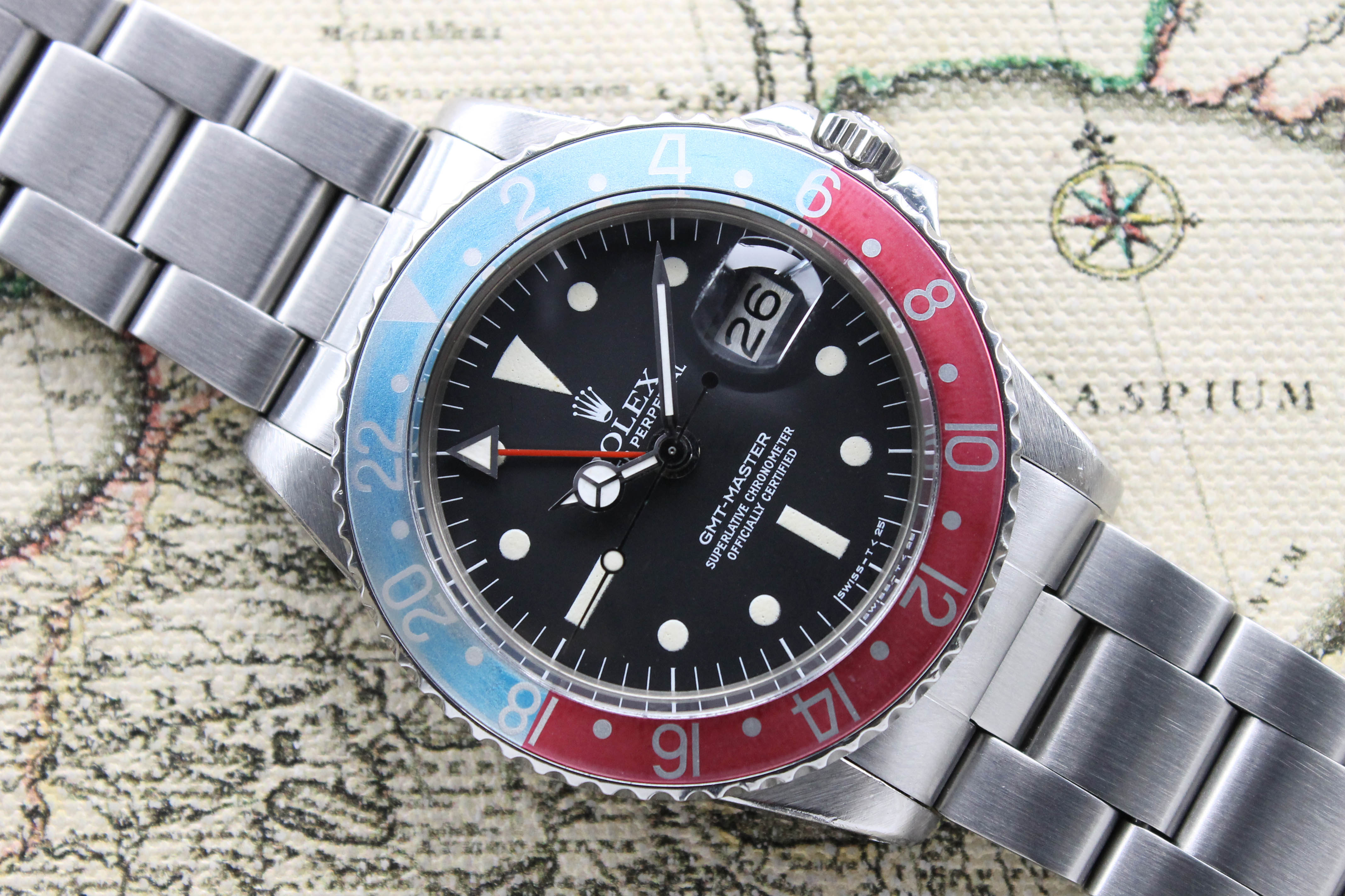 Rolex GMT Master MK3 Radial Ref. 1675 Year 1978