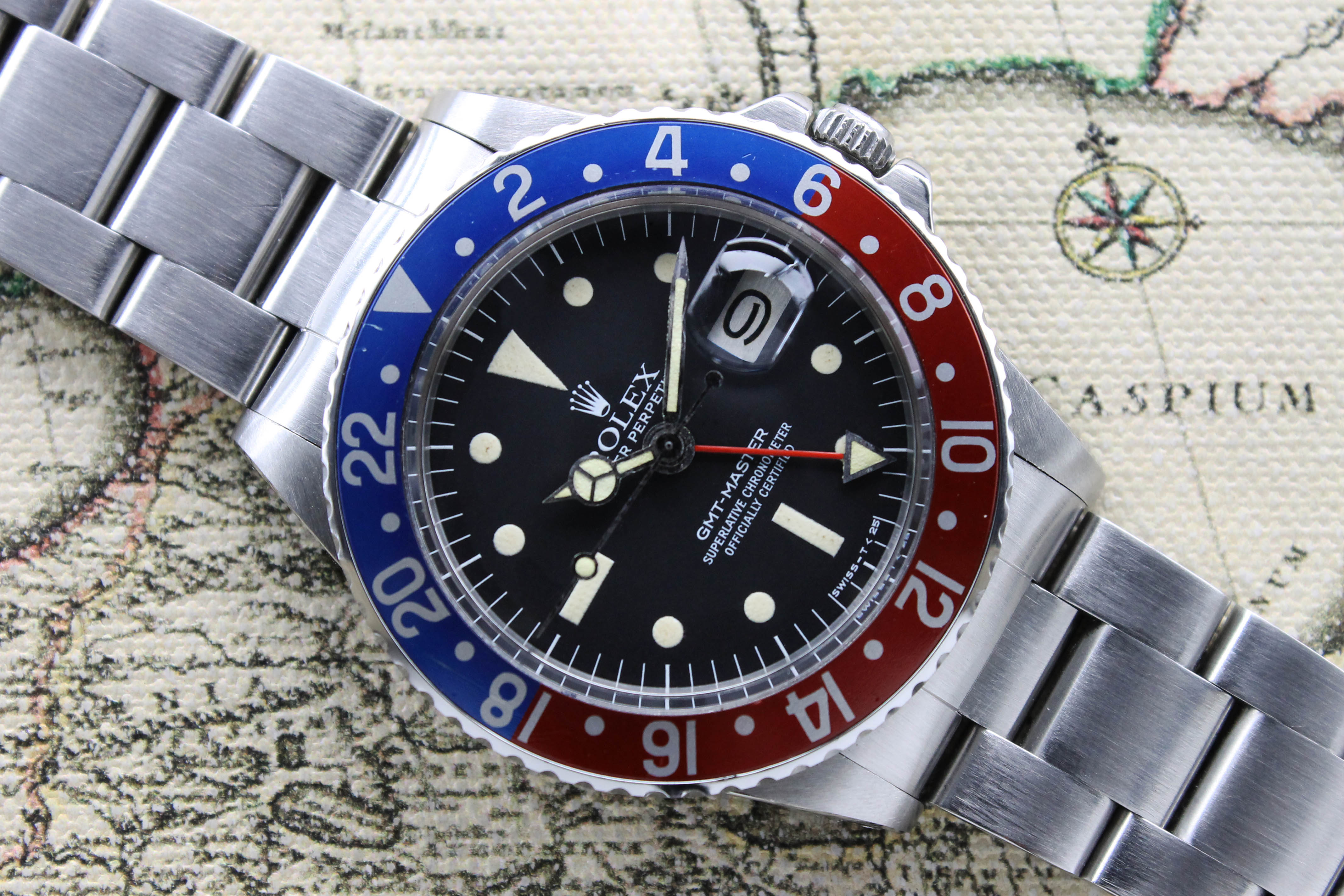 Rolex GMT Master MK3 Radial Ref. 1675 Year 1977 (Full Set)