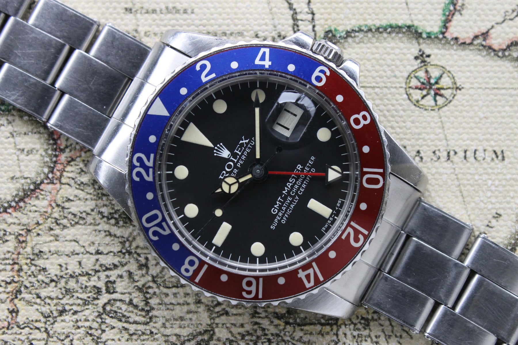 1978 Rolex GMT Master Pepsi Unpolished with MK 5 Dial Ref. 1675