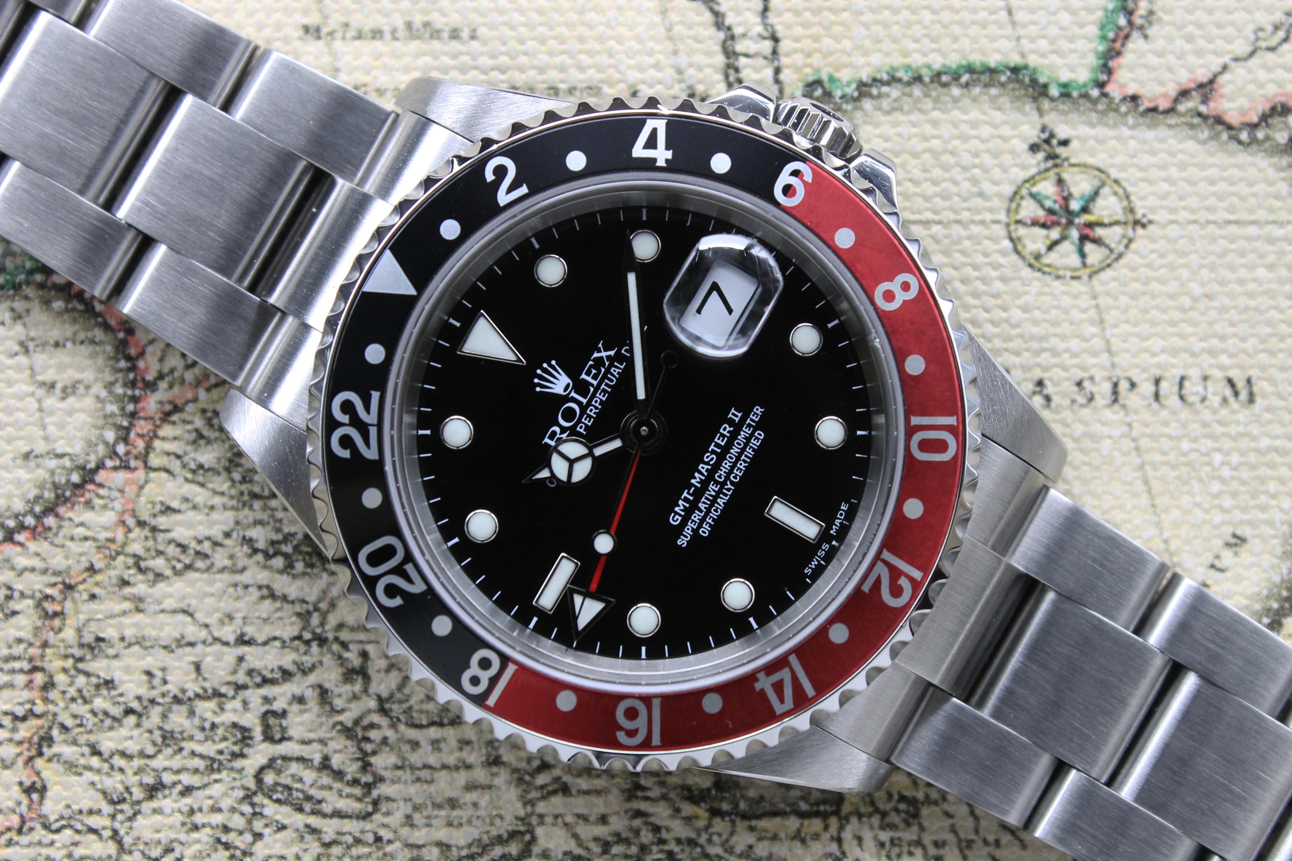 2004 Rolex GMT Master II Ref. 16710 (with Box & Certificate)