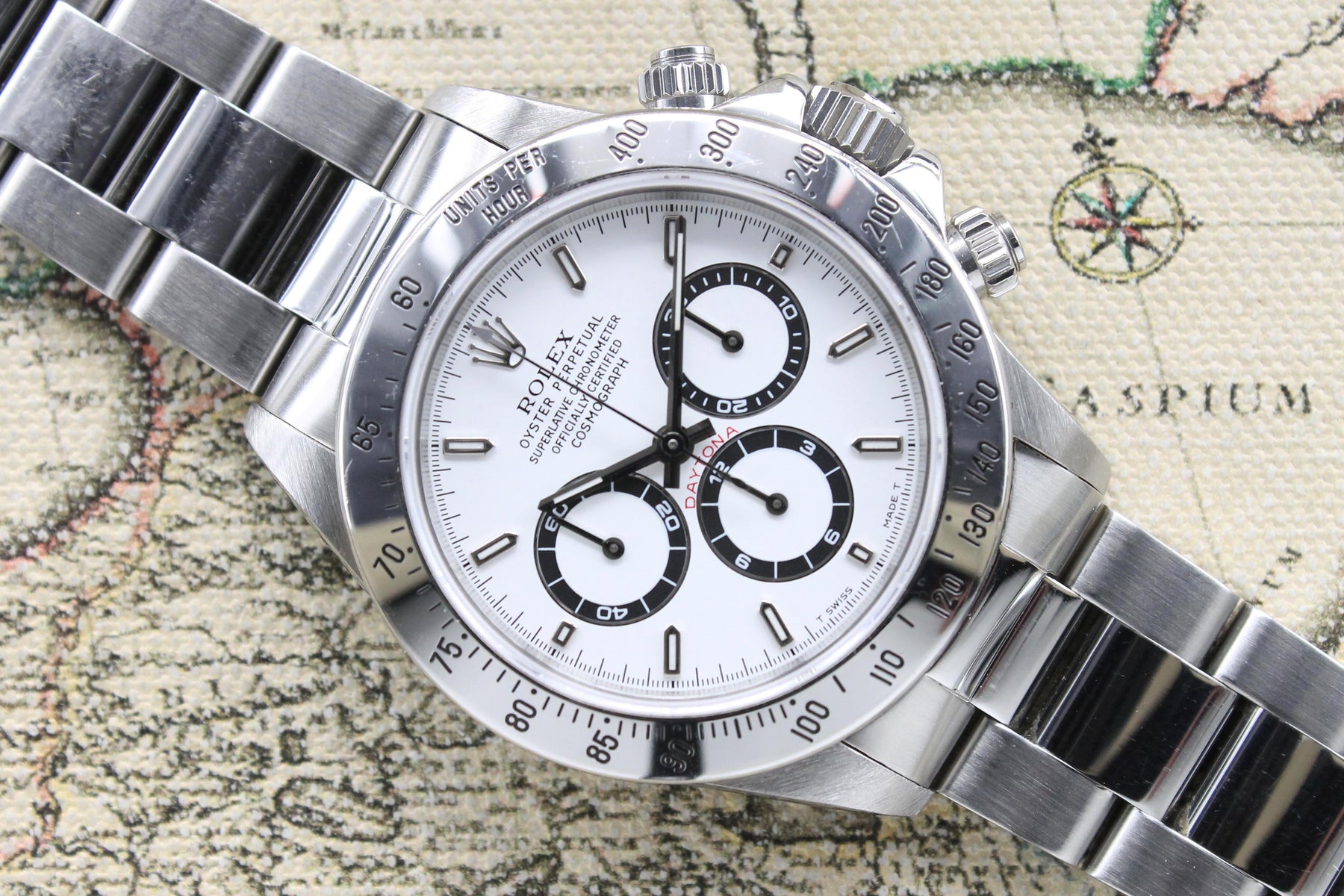 1996 Rolex Daytona White Tritium Dial Ref.16520 (Full Set)