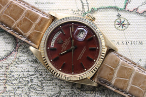 1974 Rolex Day Date Oxblood Stella Ref. 1803 (with Papers)