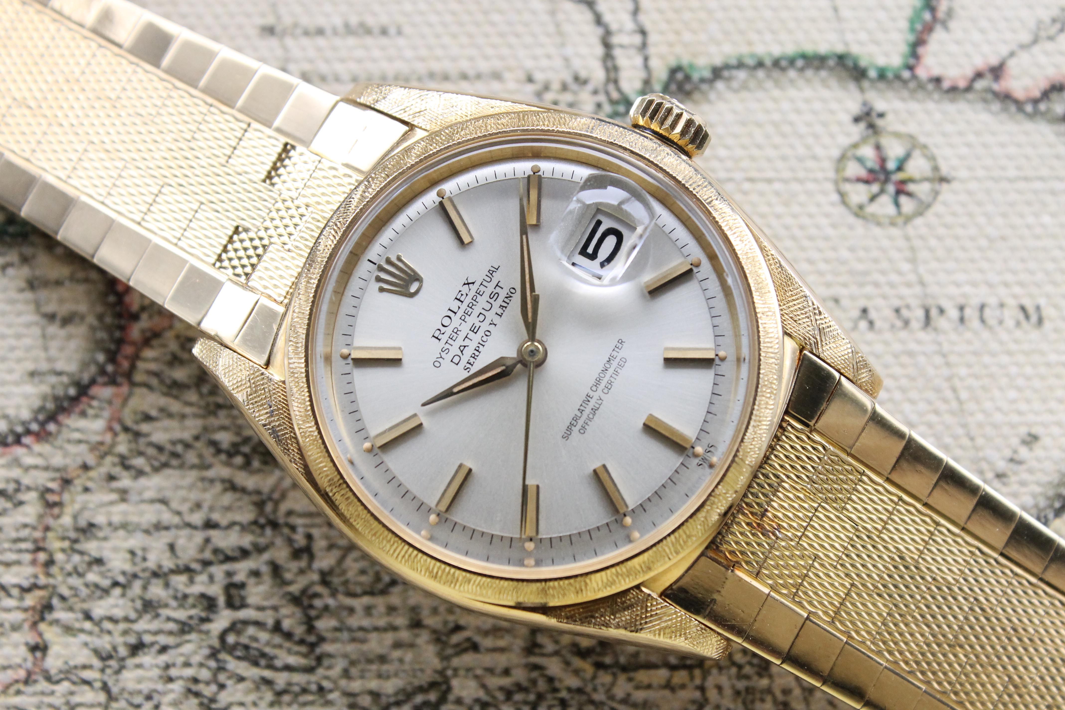 1961 Rolex Datejust Serpico Y Laino Ref. 1602 (with rare original bracelet)