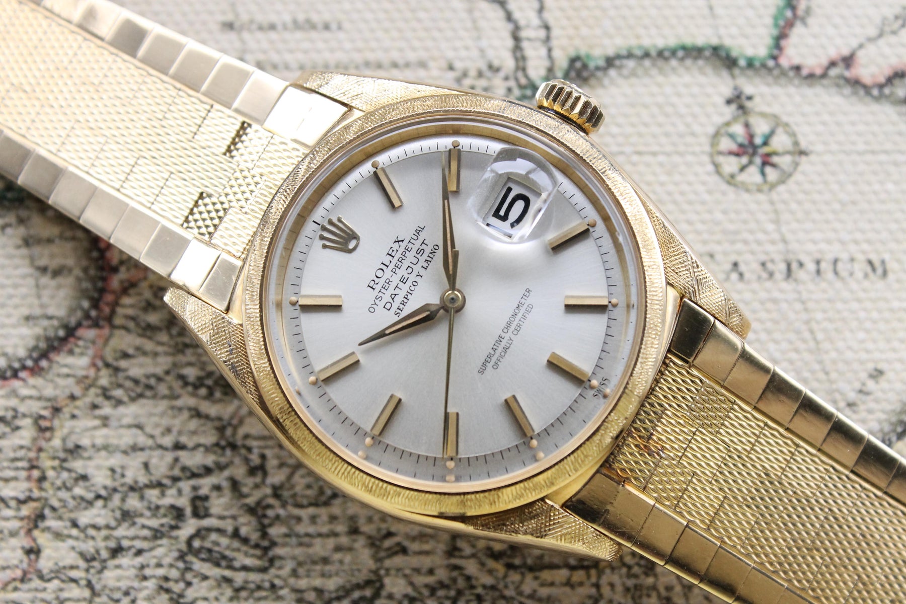 1961 Rolex Datejust Serpico Y Laino Ref. 1602 (with rare original bracelet)