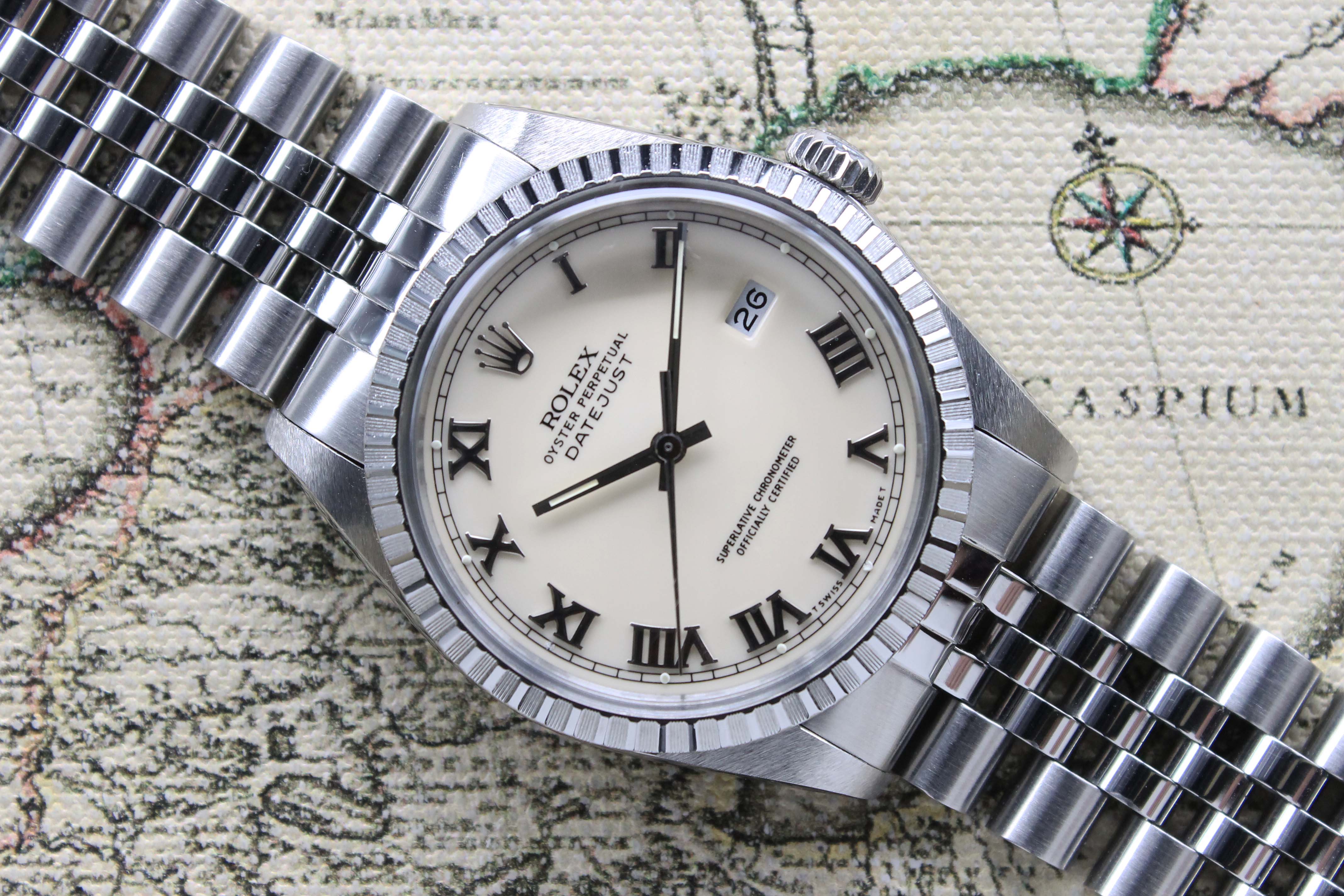 1985 Rolex Datejust Ivory Dial Ref. 16030