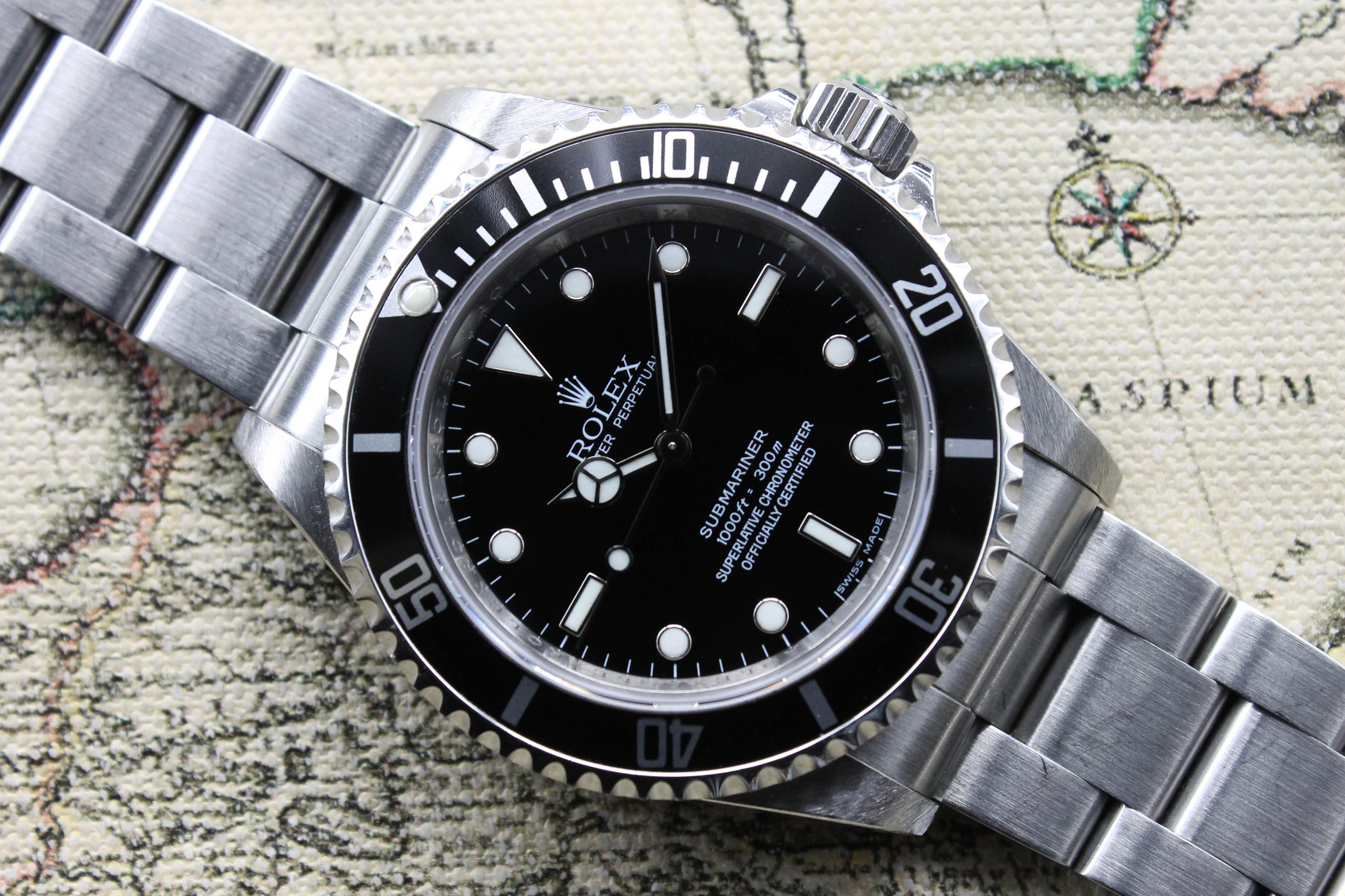 2009 Rolex Submariner Unpolished Ref. 14060M (Full Set)