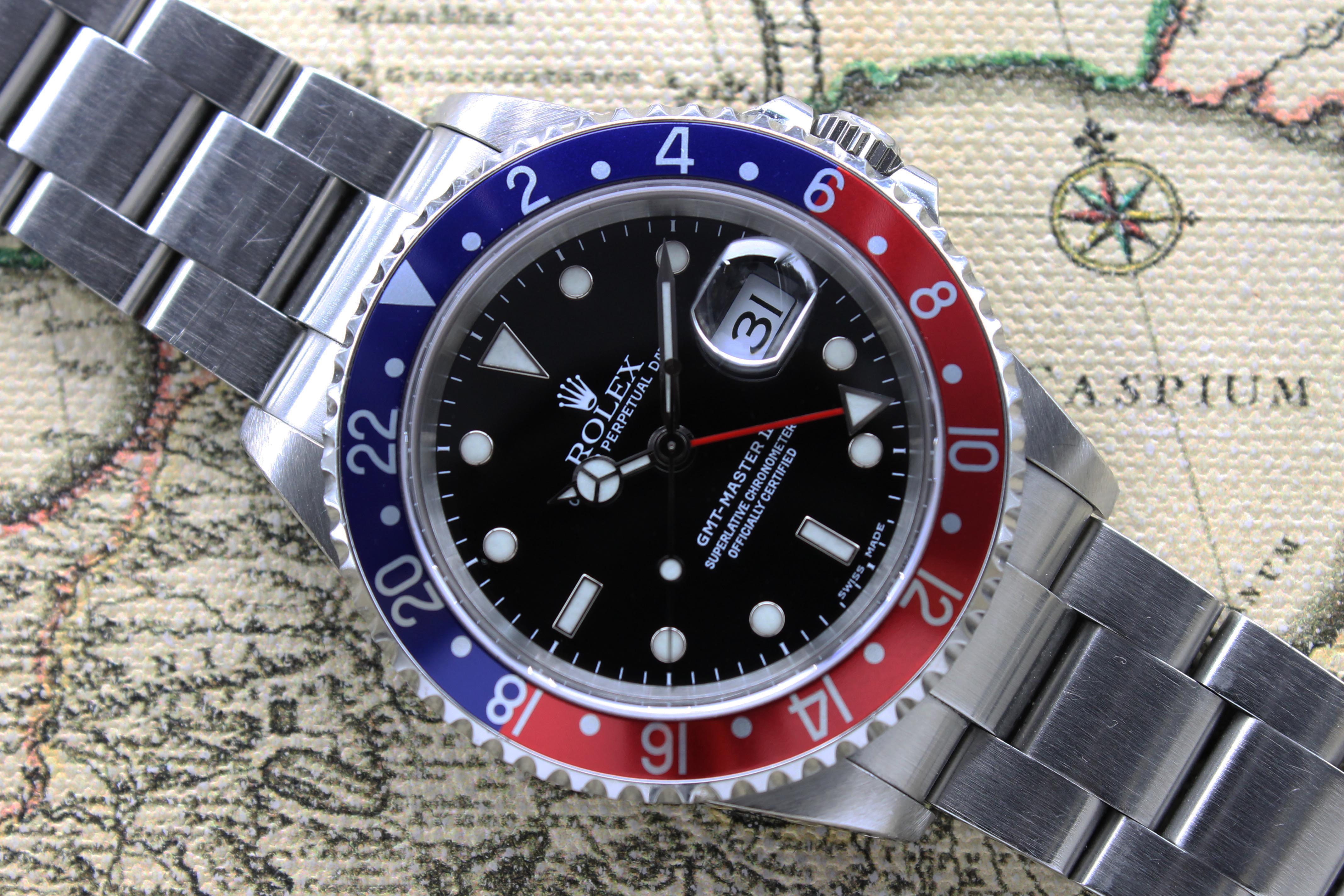 Rolex GMT Master II Pepsi Ref. 16710 Year 1999 (Full Set)