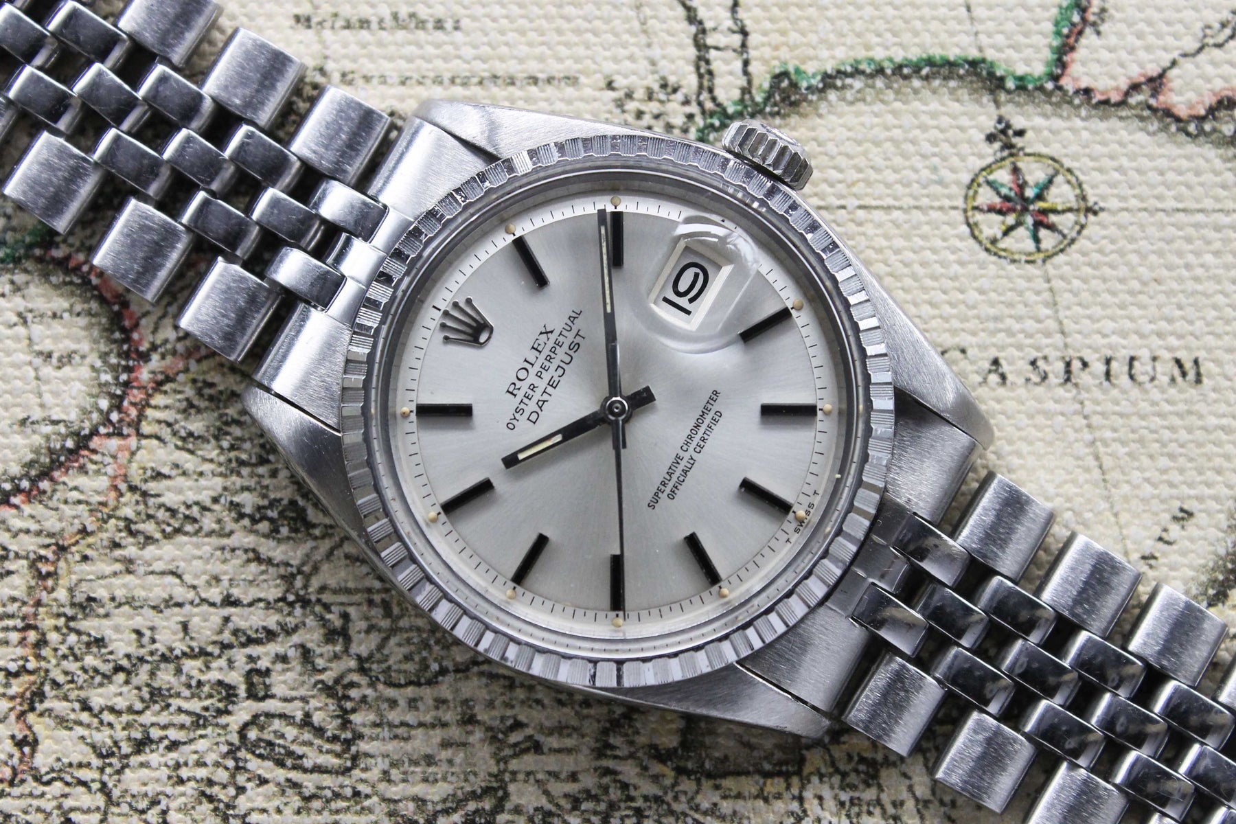 1972 Rolex Datejust Ref. 1603 (with Box & Double Punched Papers)