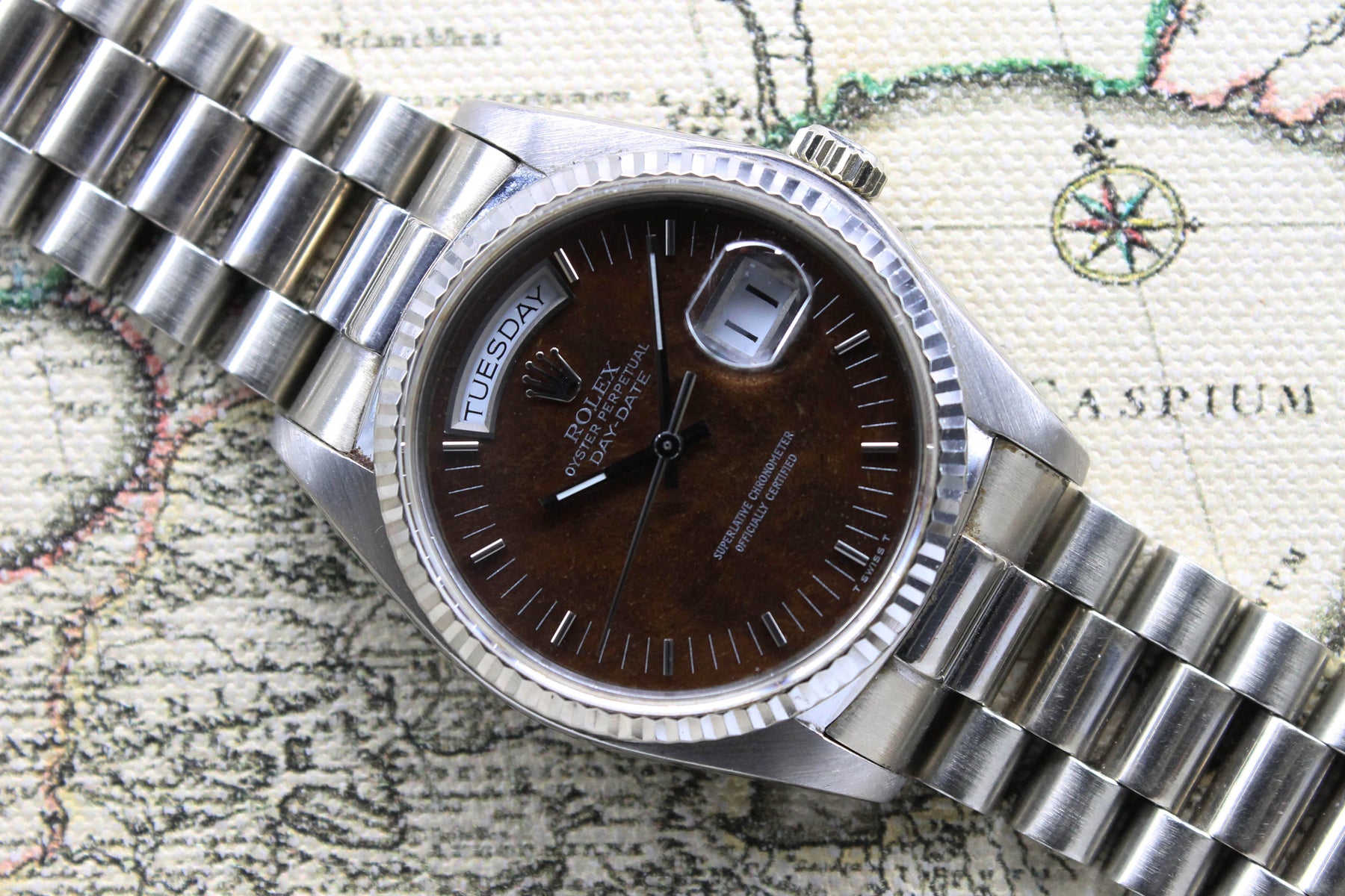 1980 Rolex Day Date Wood Ref. 18039