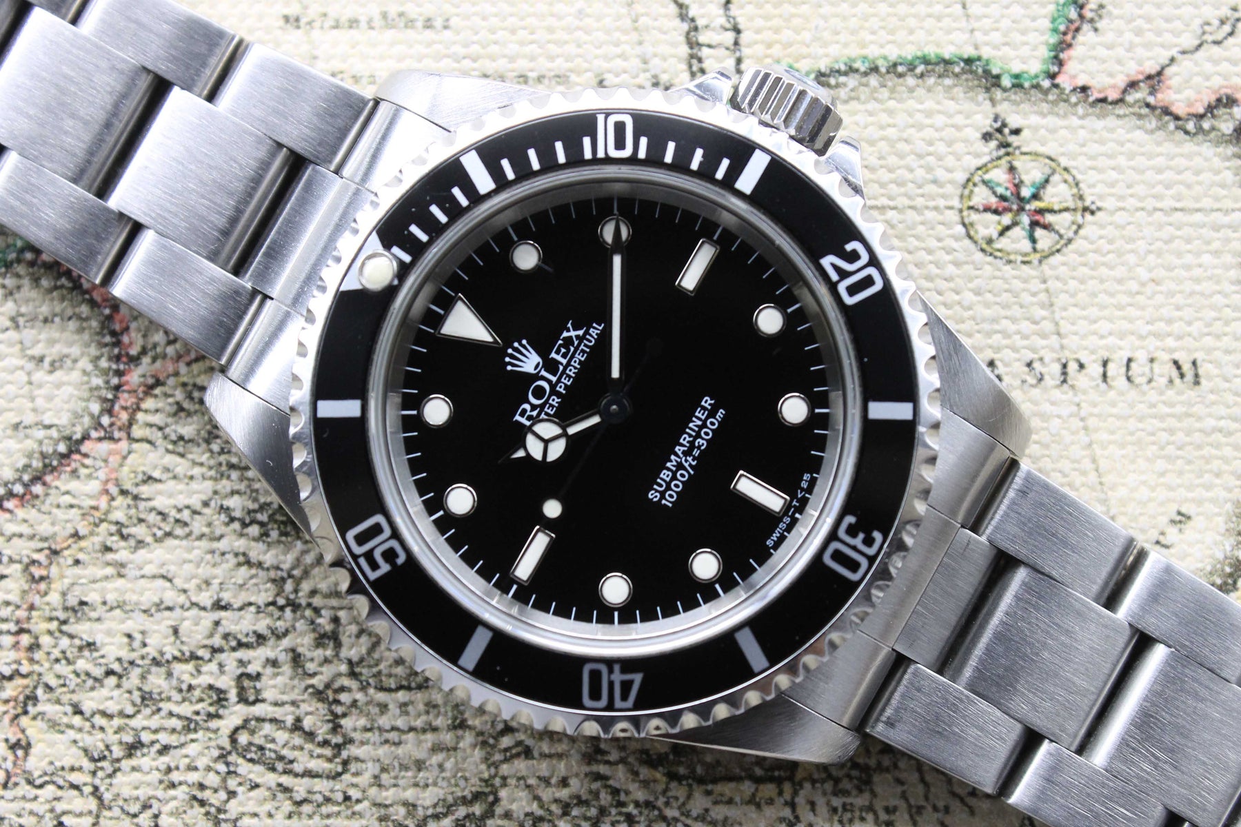 1997 Rolex Submariner No Date Tritium Dial Ref. 14060