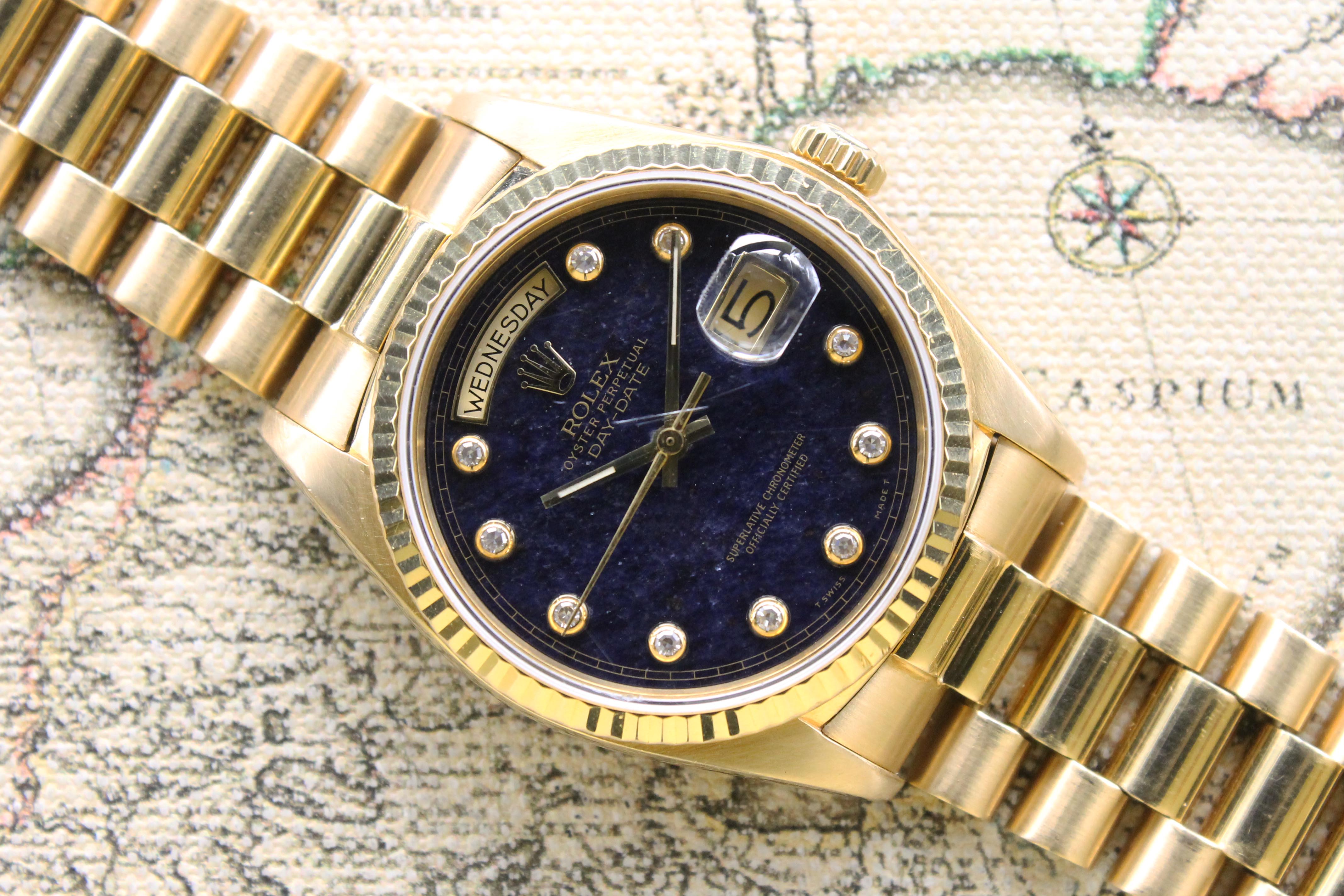 1980 Rolex Day Date Aventurine Pinball Dial Ref. 18038