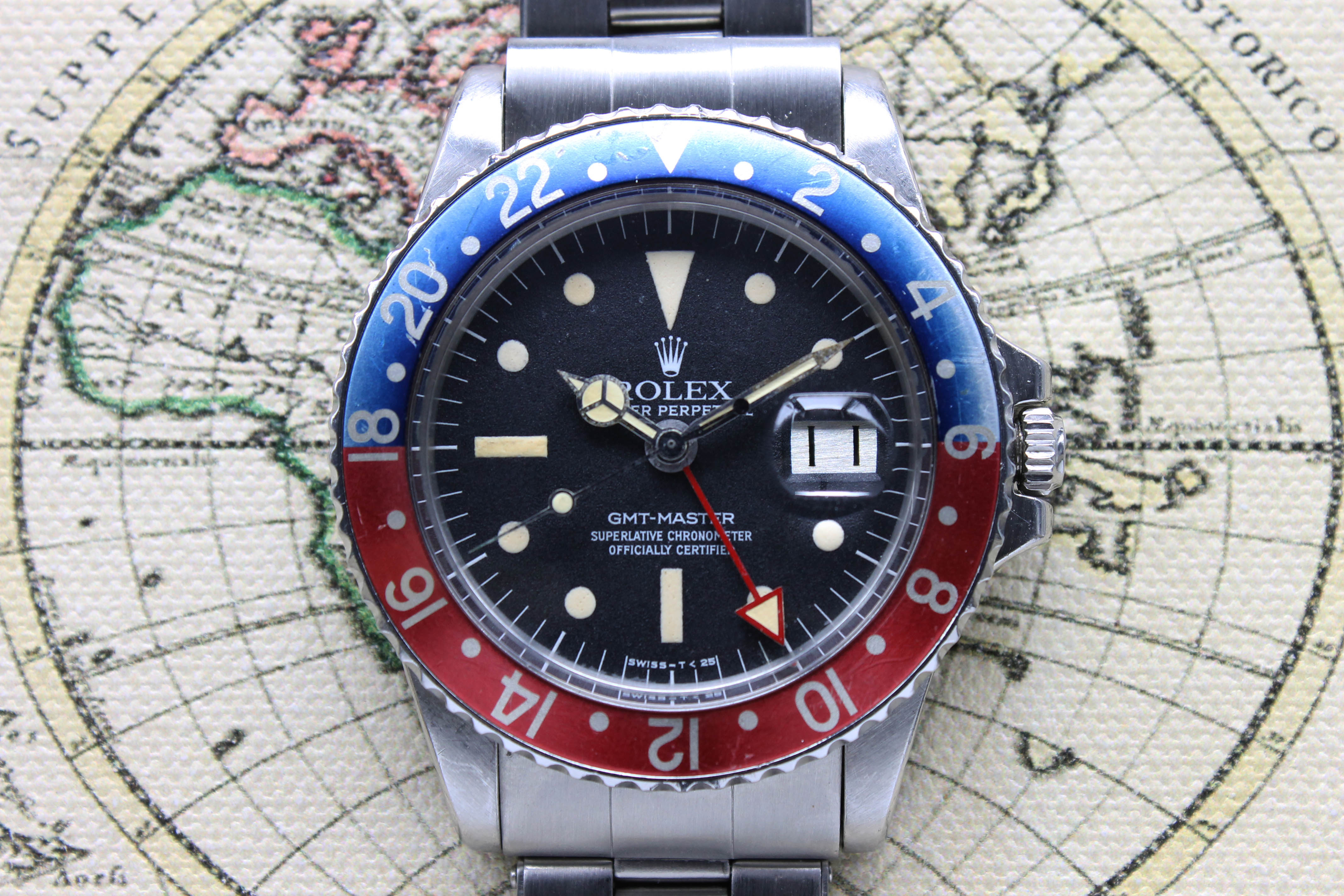 Rolex GMT Master Radial Ref. 1675 Year 1978 (Full Set)