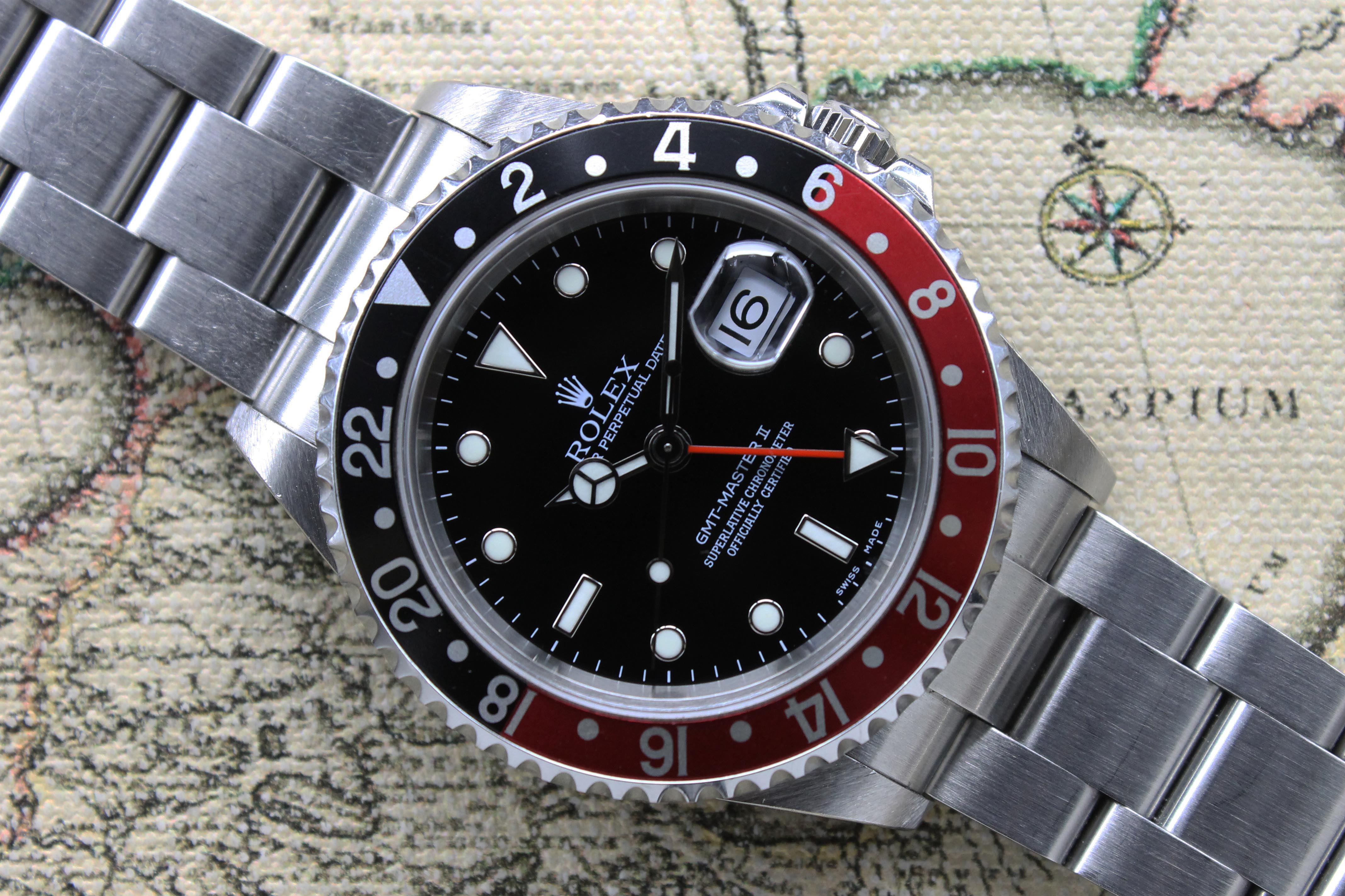 2004 Rolex GMT Master II Coke Unpolished Ref. 16710T (Full Set)