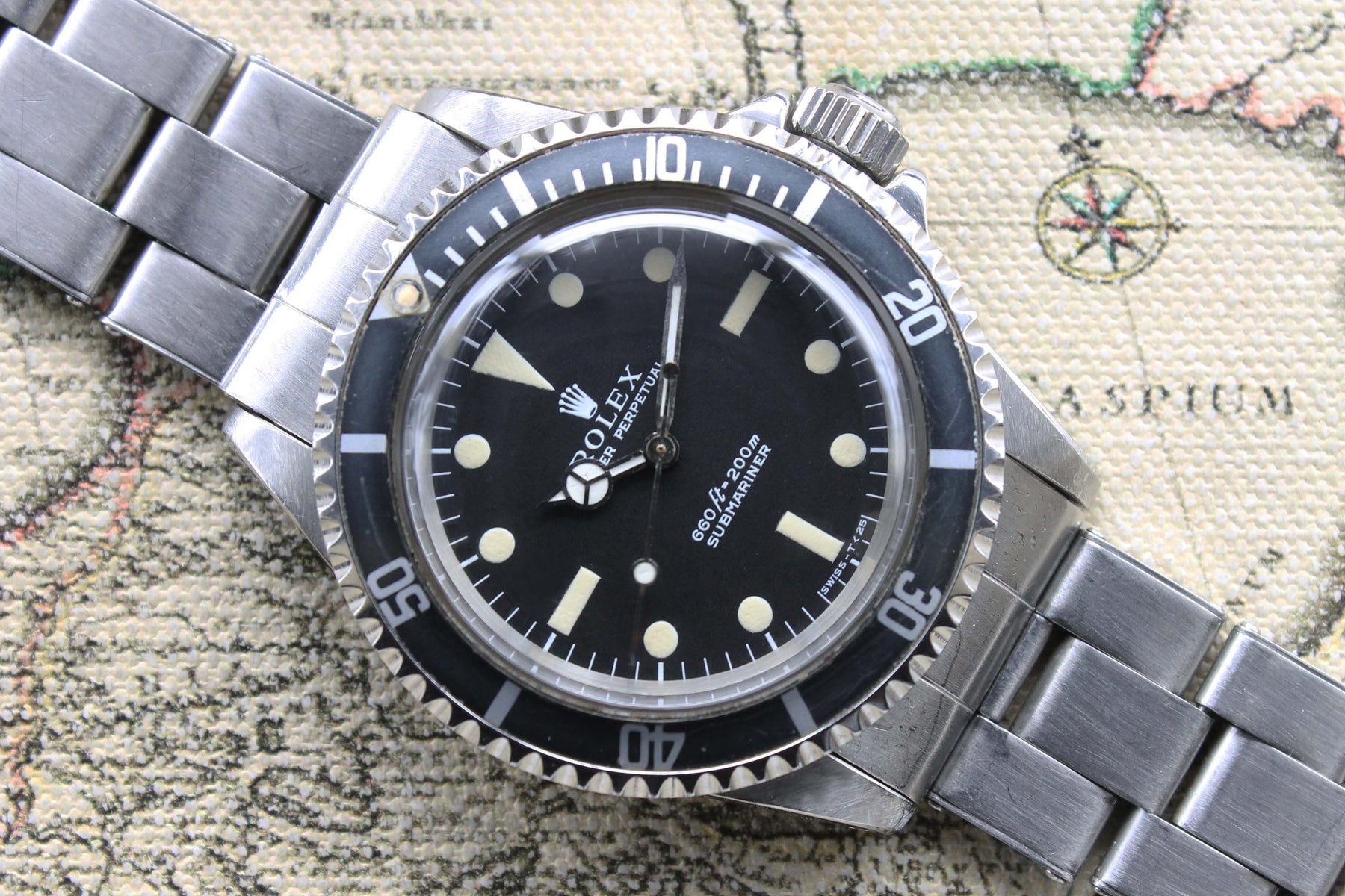 1970 Rolex Submariner Serif Dial Ref. 5513