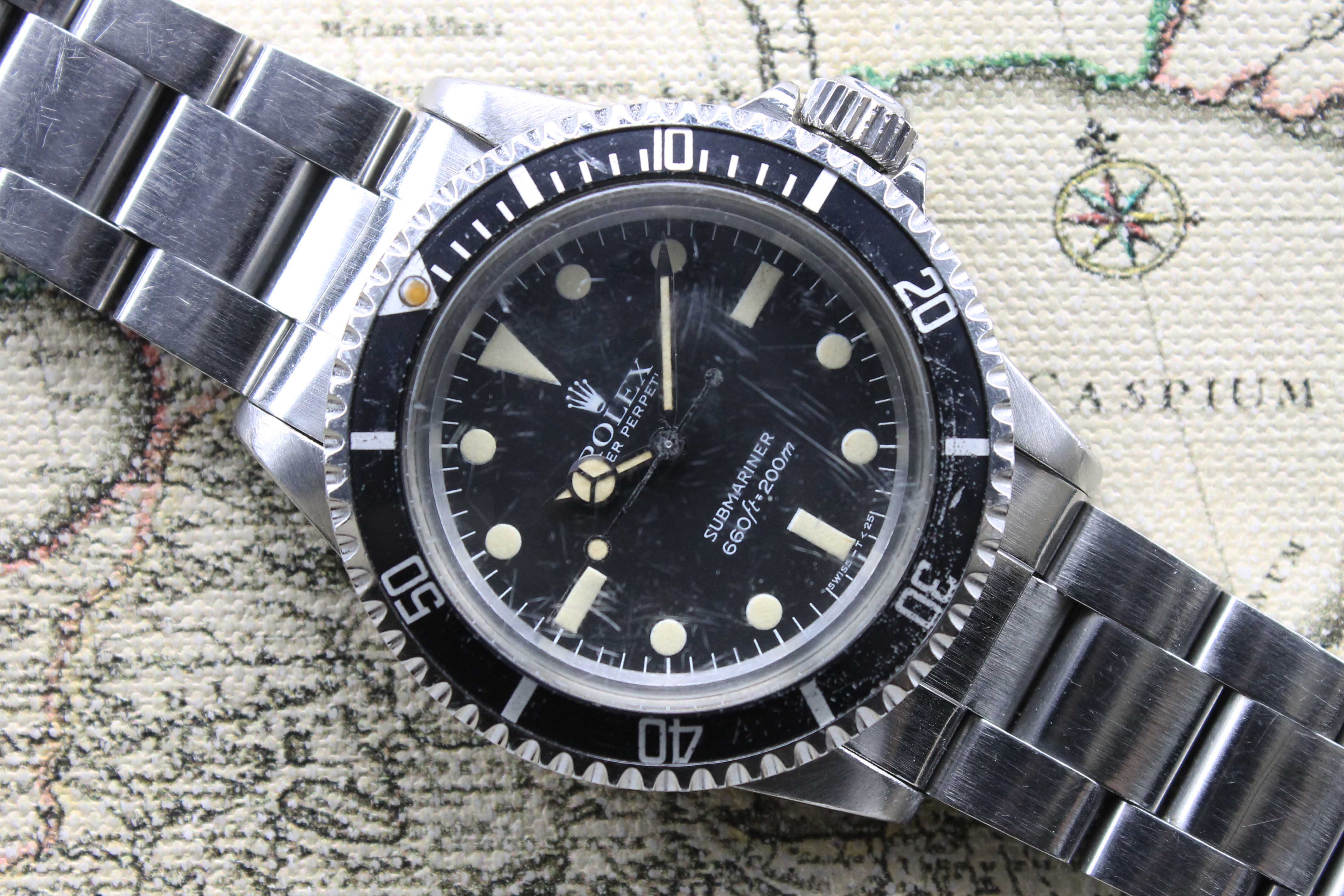 1982 Rolex Submariner Maxi MK4 Ref. 5513 (Full Set)