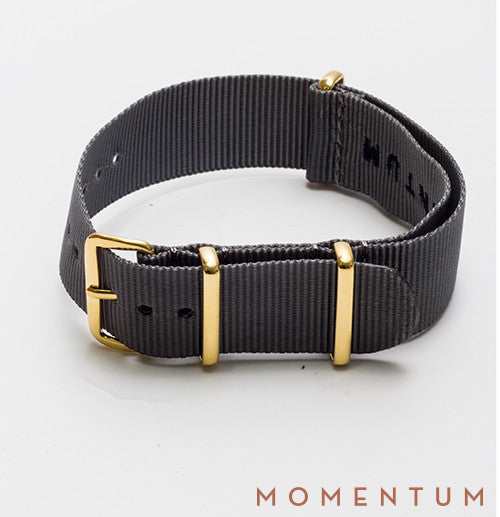 Nato Strap Grey - Momentum Dubai