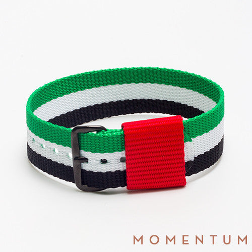 Nato Strap UAE Flag - Momentum Dubai