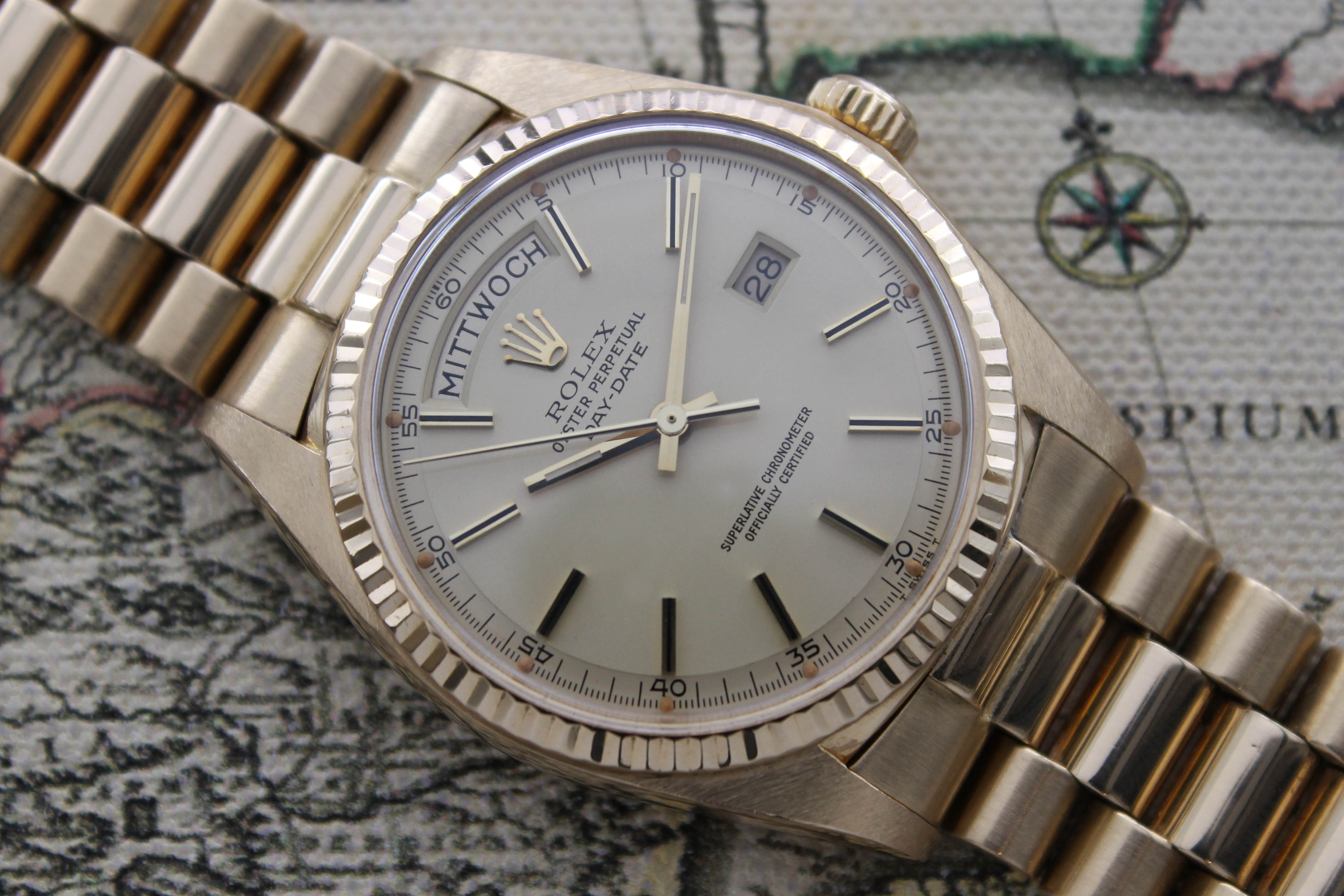 Rolex Day Date Lemon Dial Ref. 1803 Year 1972- (with Box)