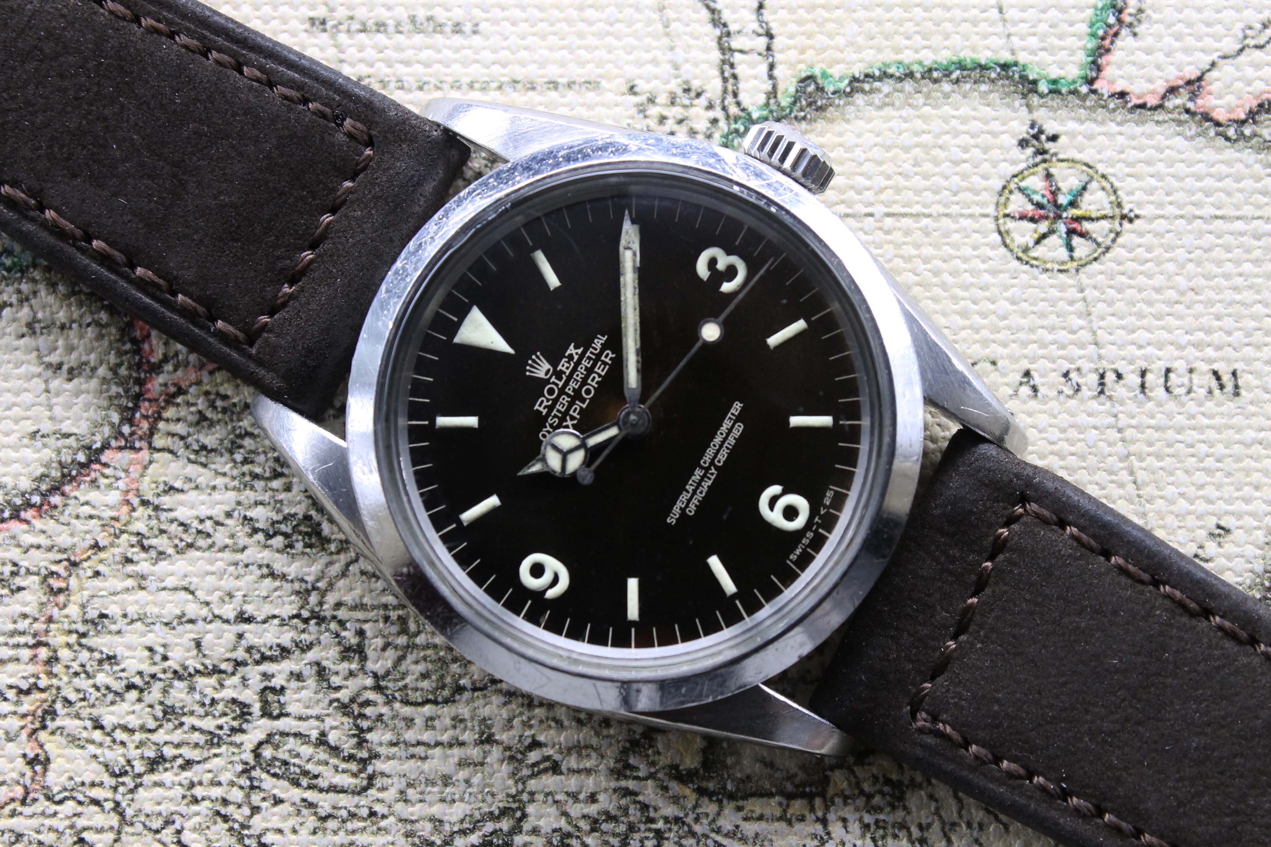 1966 Rolex Explorer I Tropical Gilt Dial Ref. 1016 (with Papers)