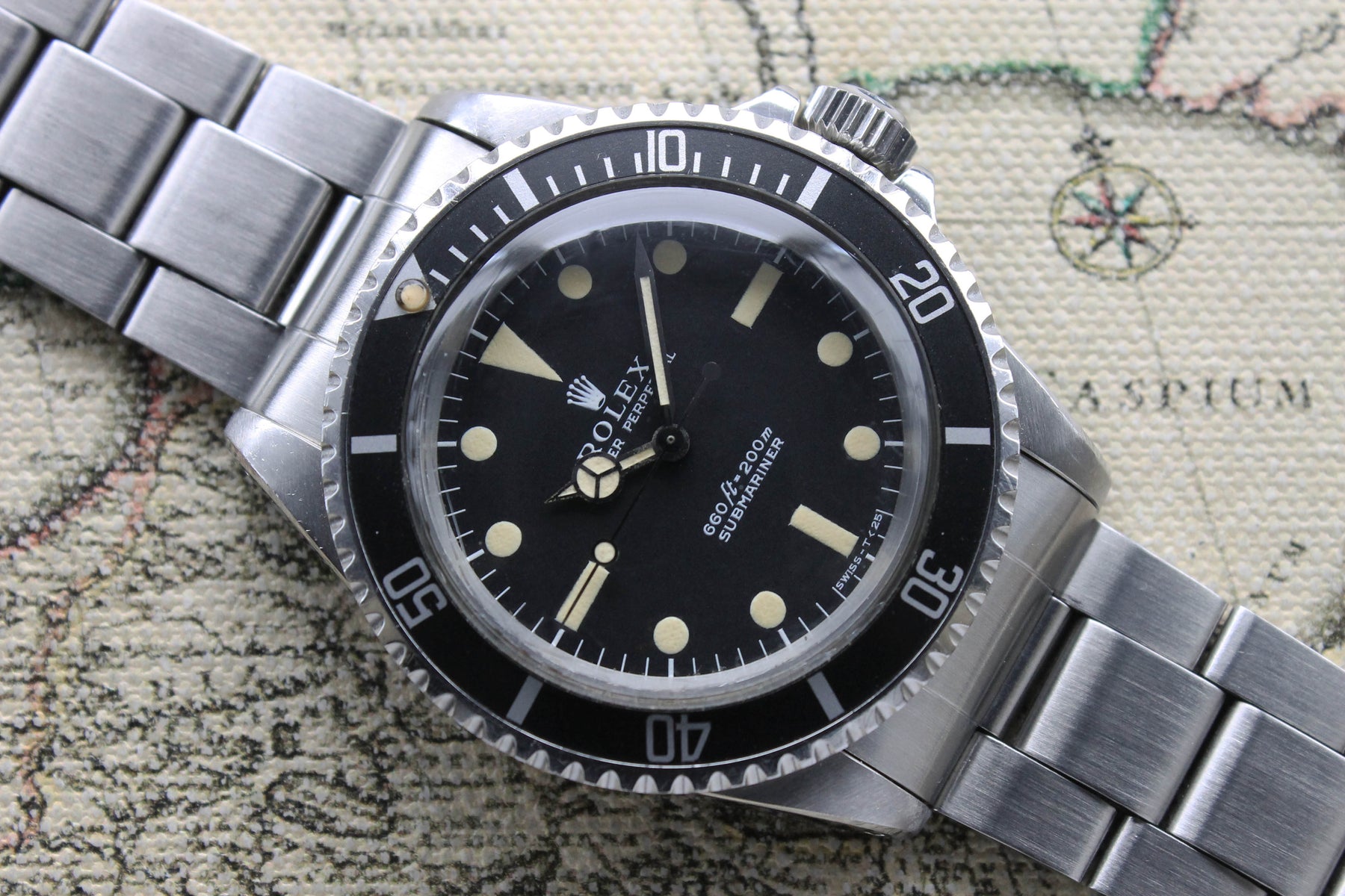 1972 Rolex Submariner Serif Dial Unpolished & Like New Ref. 5513