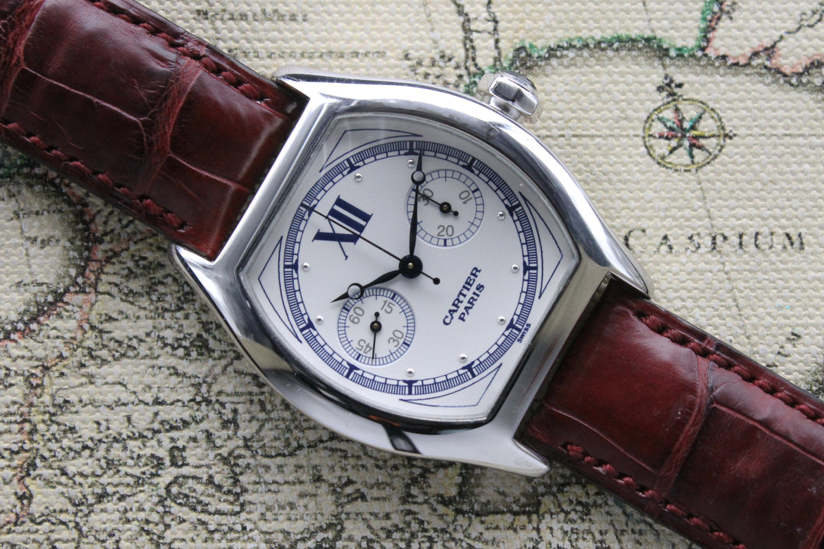 2005 Cartier Tortue CPCP Monopussoir White Gold Ref. 2396 (with Papers)