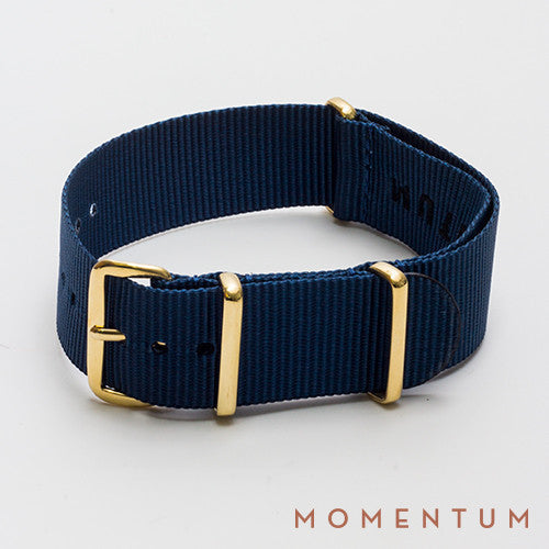 Nato Strap Dark Blue - Momentum Dubai