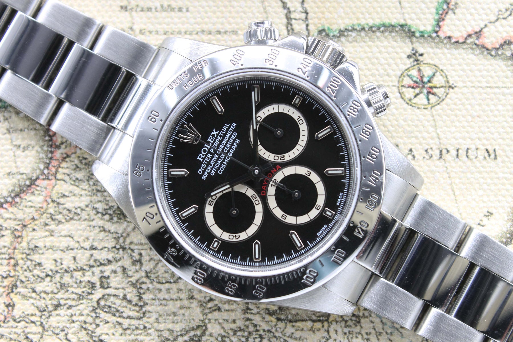 1999 Rolex Daytona Zenith Black Dial Ref. 16520 A Series