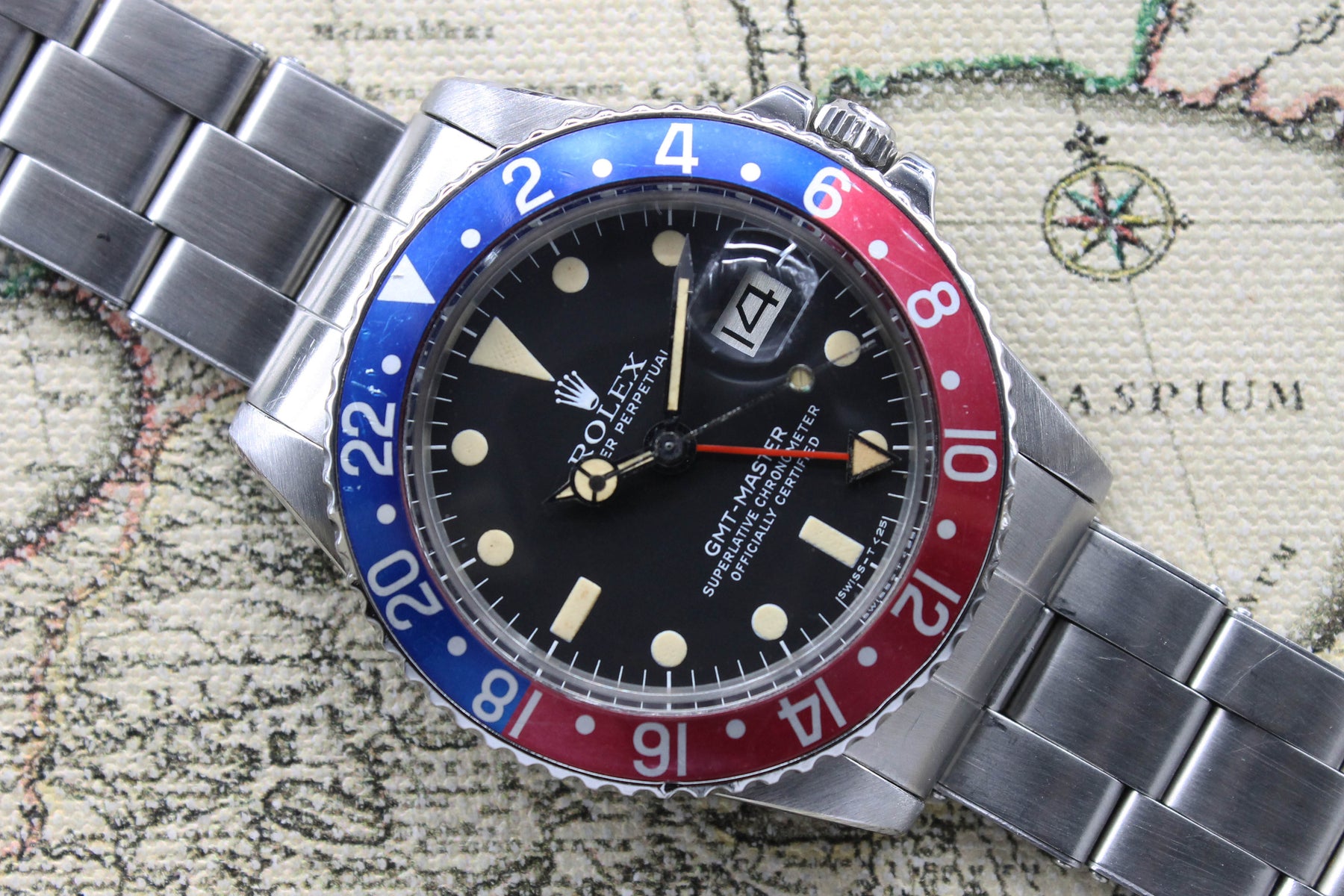 1978 Rolex GMT Master MK5 Maxi Dial Ref. 1675