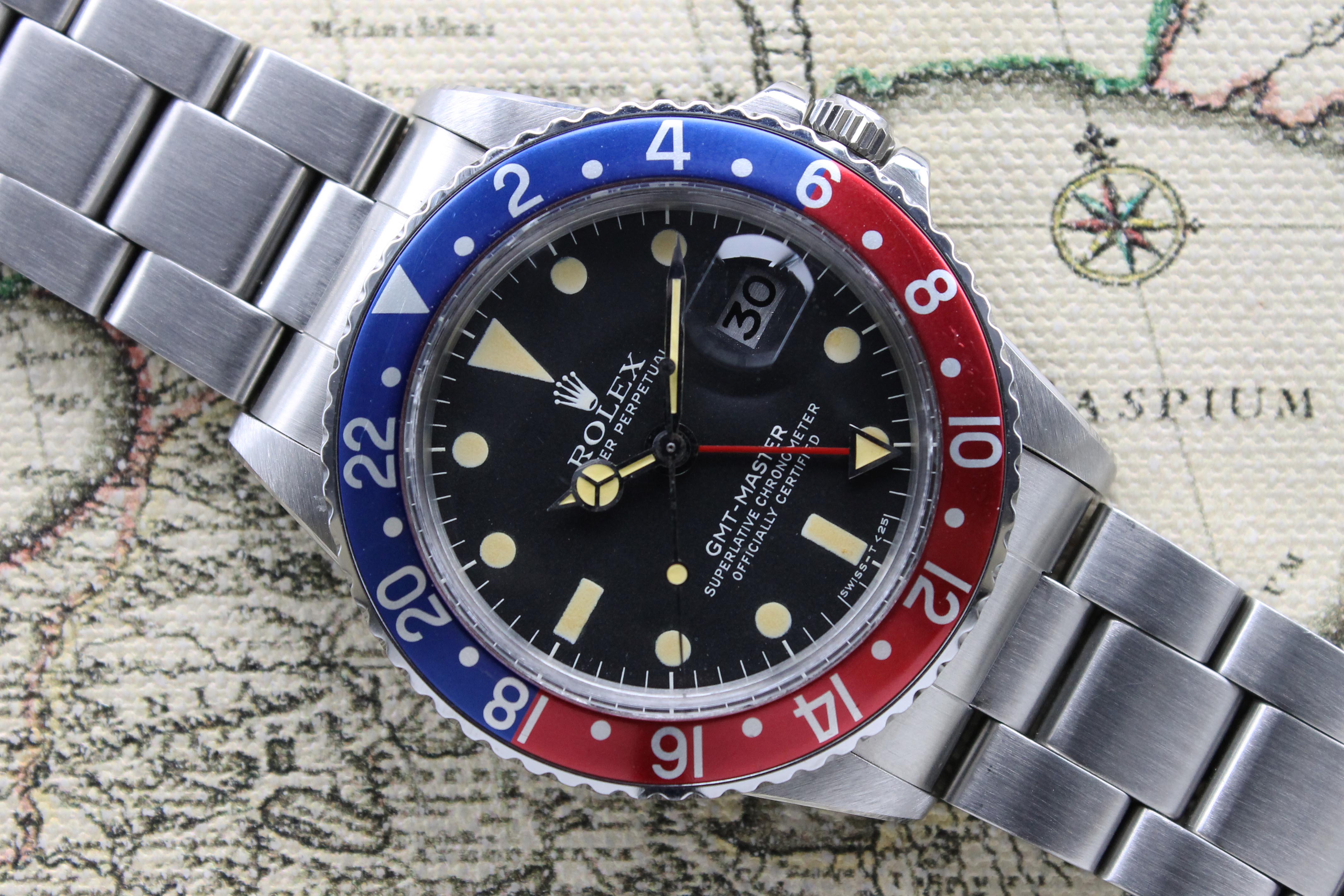 1978 Rolex GMT Master MK4 Ref. 1675 (Full Set)