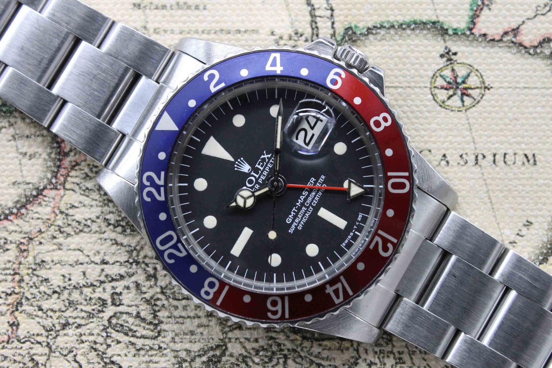 1978 Rolex GMT Master Radial Dial Ref.  1675 (with RSC Papers)