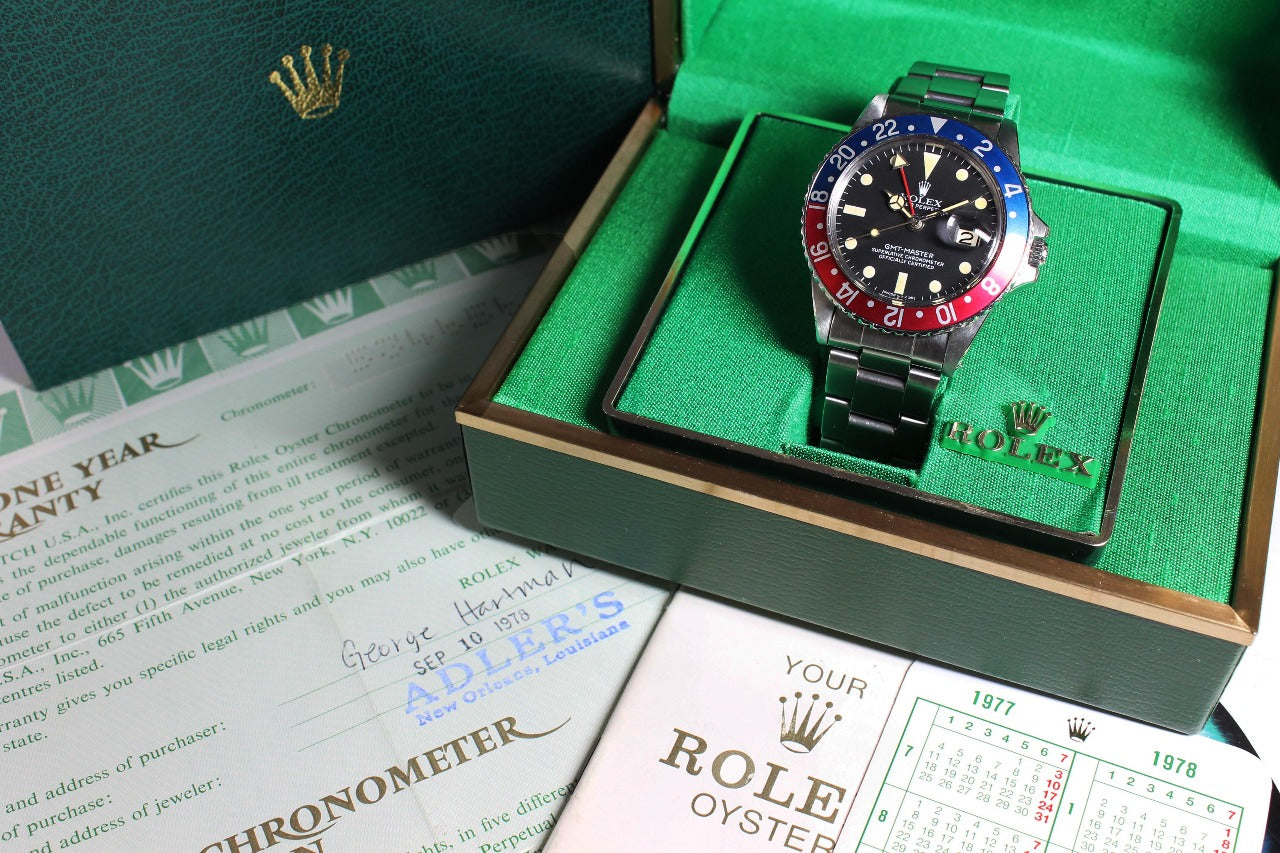 Rolex GMT Master MK5 Ref. 1675 Year 1978 (Full Set)