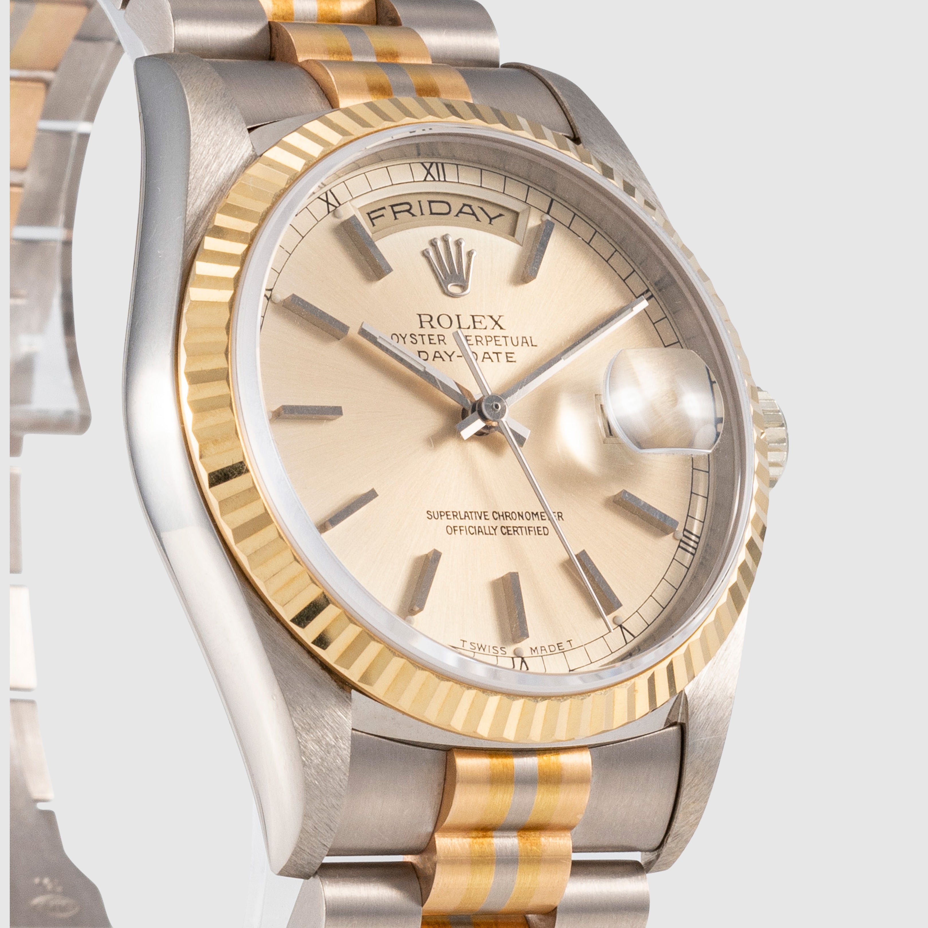 1993 Rolex Day Date Tridor Ref. 18239B  (with Papers & RSC)