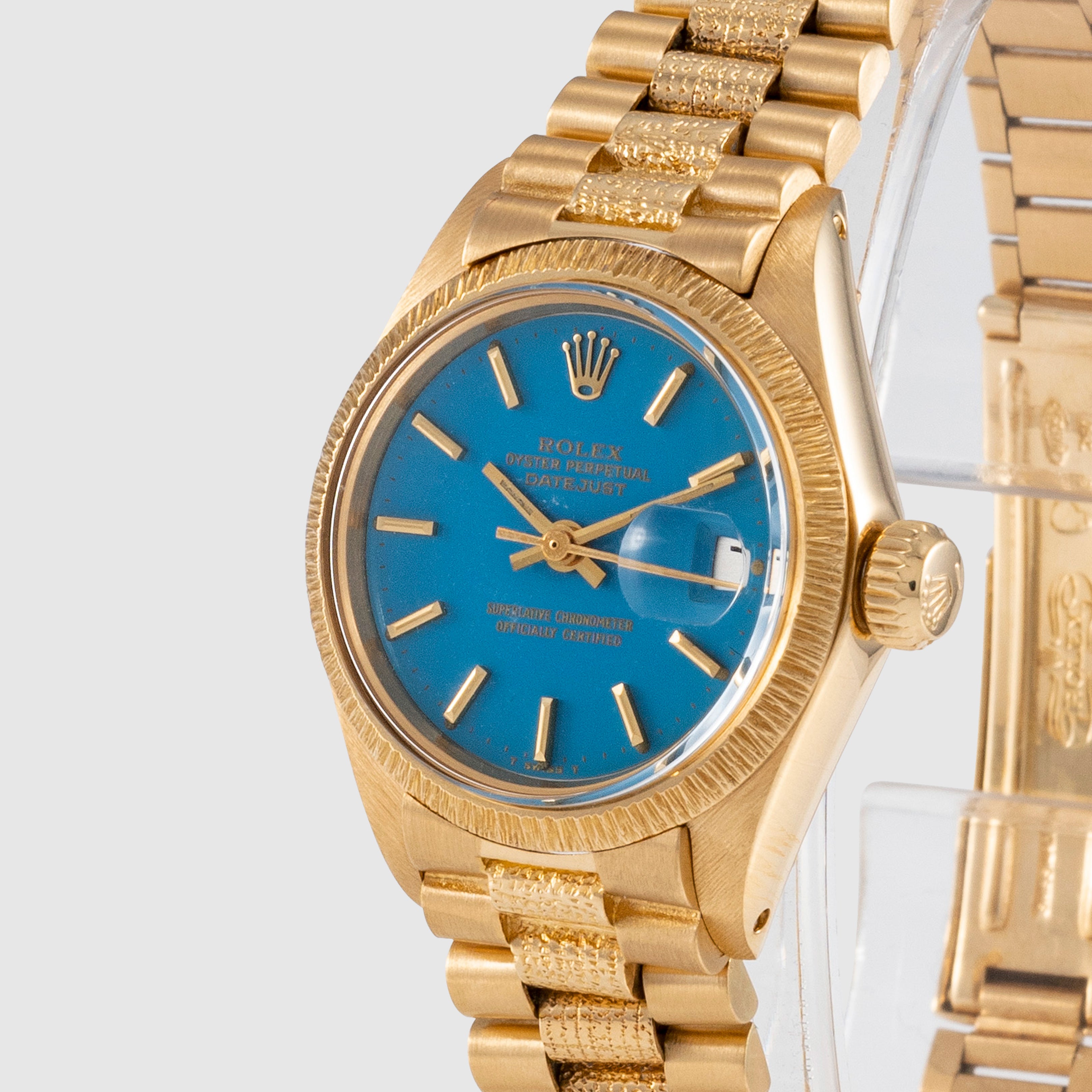 1972 Rolex Datejust Turquoise Stella Dial Ref. 6927