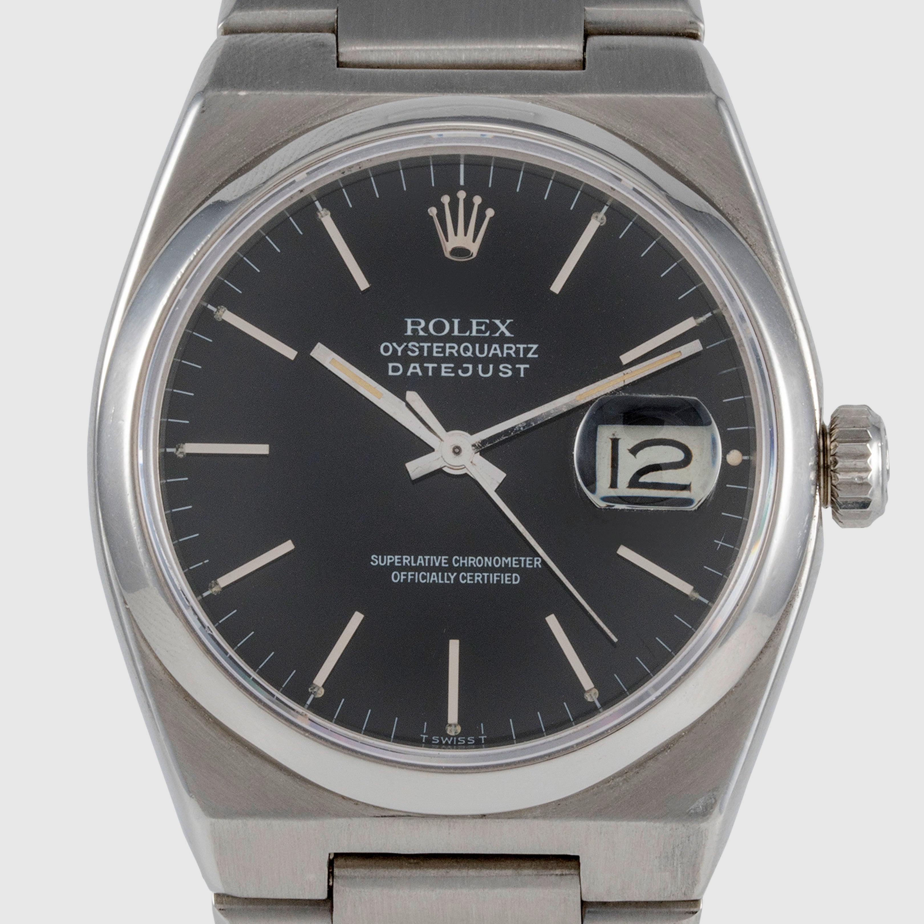 1987 Rolex  Oysterquartz Black Dial Ref. 17000