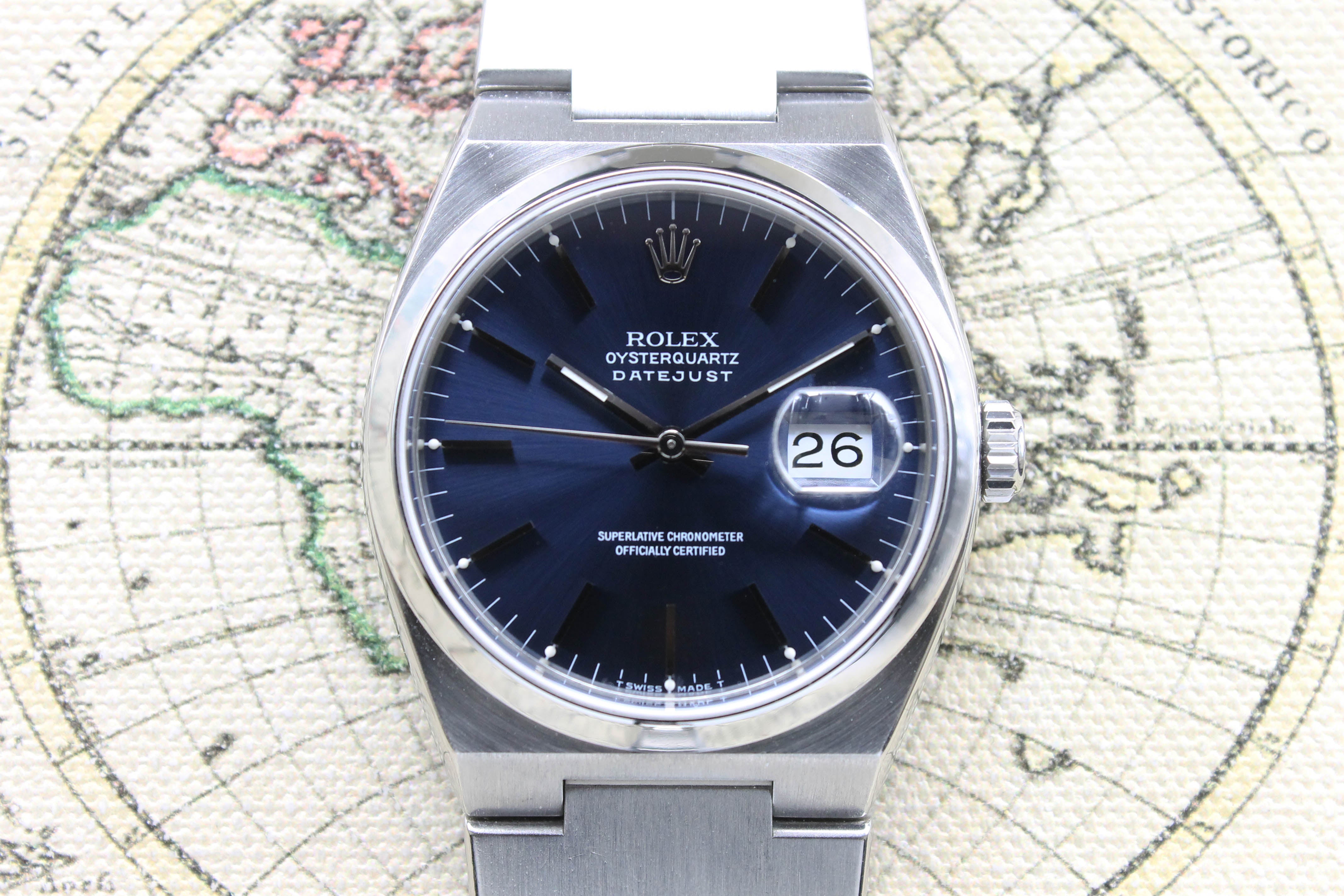 1997 Rolex Oysterquartz Royal Blue Dial Ref. 17000