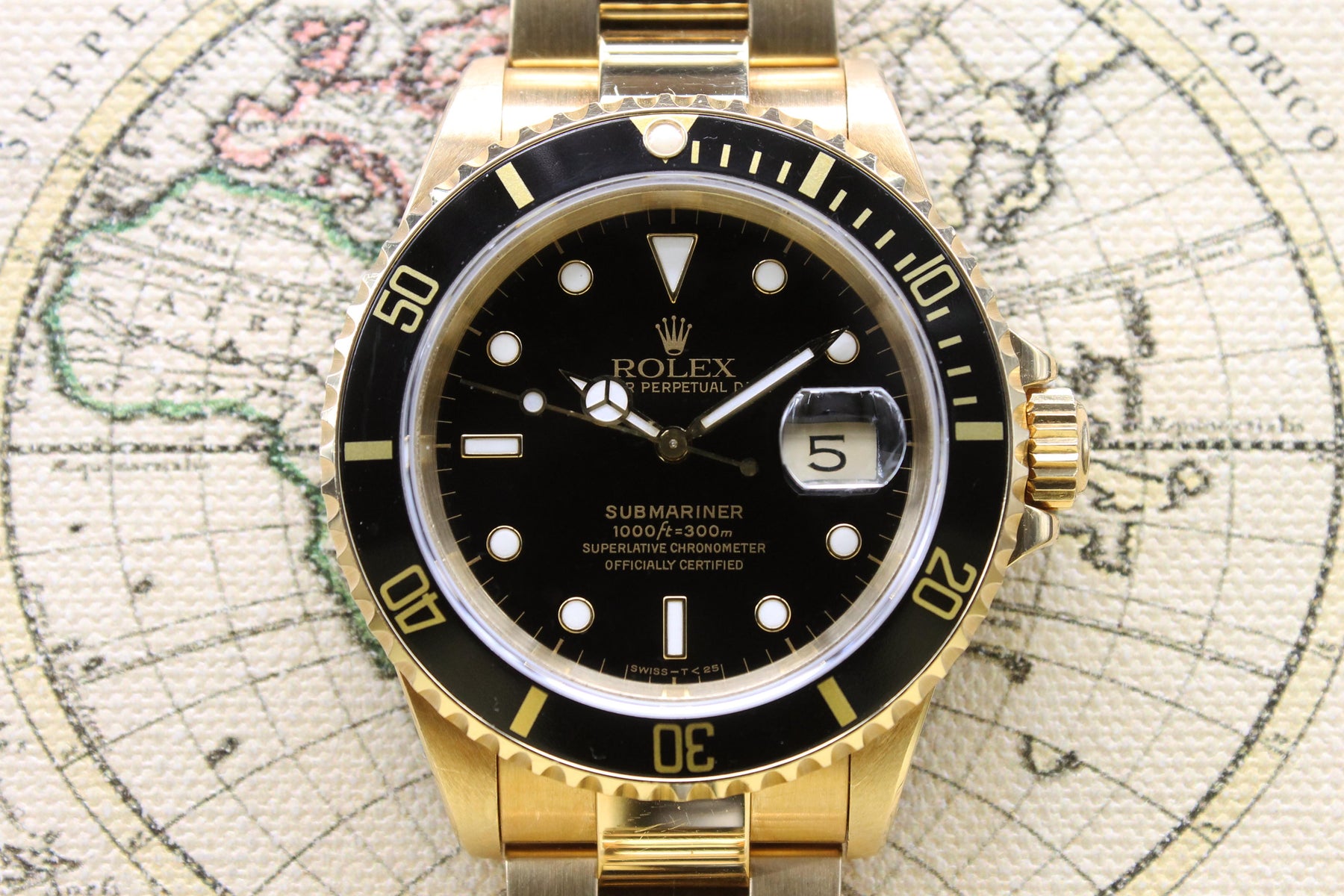 1991 Rolex Submariner Mint Unpolished Ref. 16618 (Full Set)