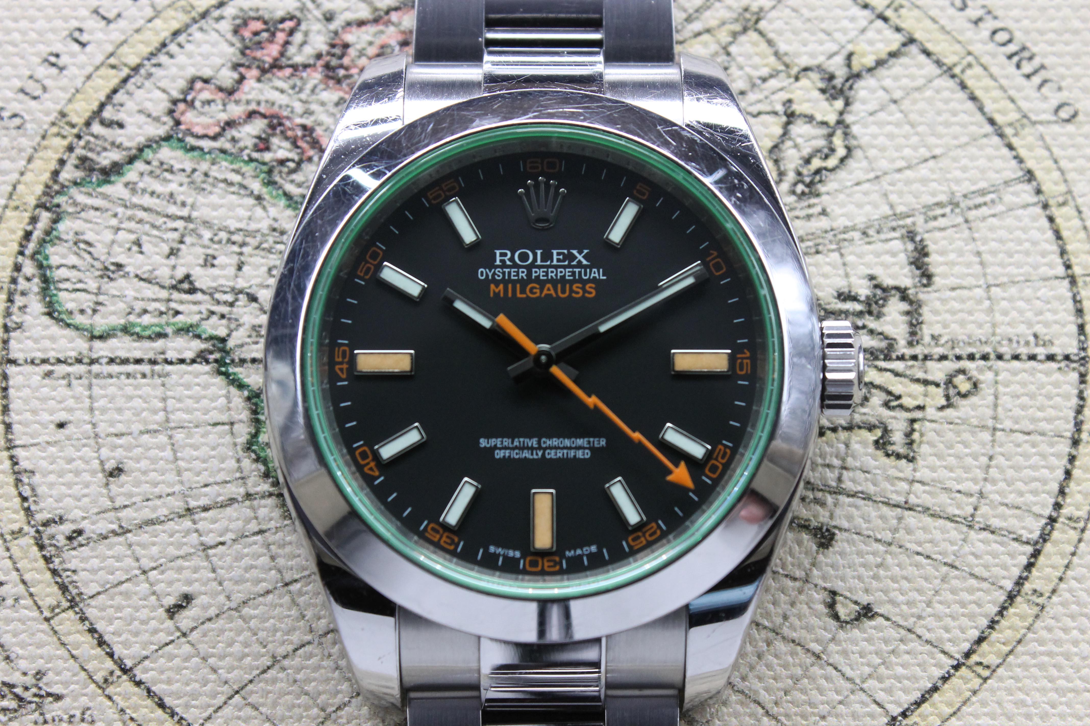 2009 Rolex Milgauss Ref. 11600GV (Box & Papers)